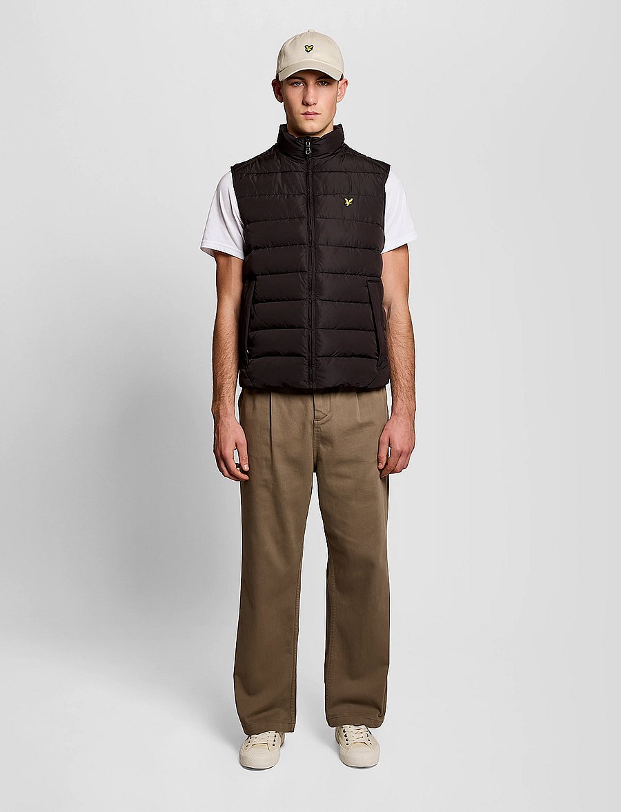 Lyle & Scott - Quilted Gilet - veste - jet black - 3