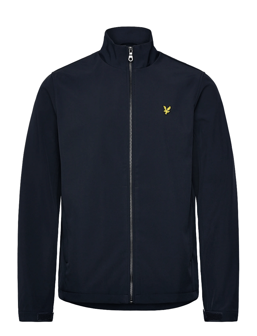 Lyle & Scott - Mesh Back Softshell Funnel Neck Jacket - fall jackets - z271 dark navy - 1