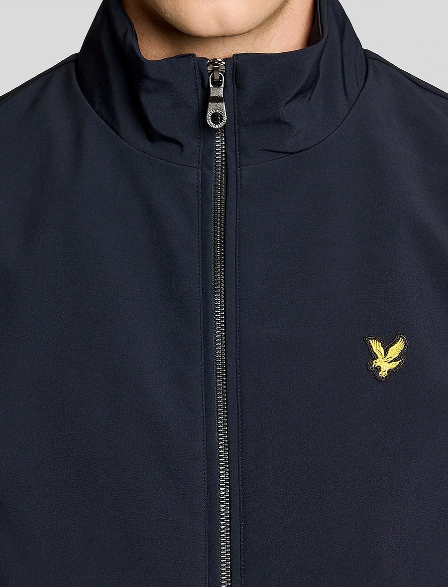 Lyle & Scott - Mesh Back Softshell Funnel Neck Jacket - fall jackets - z271 dark navy - 4