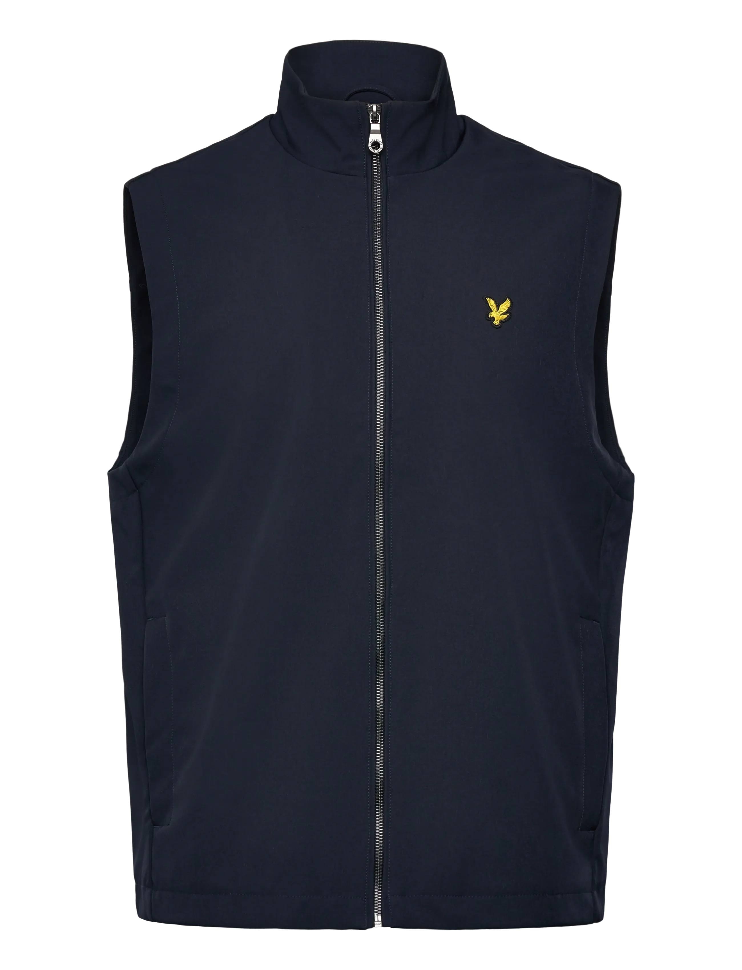 LYLE & SCOTT Mesh Back Softshell Funnel Neck Weste Navy - M - Herren