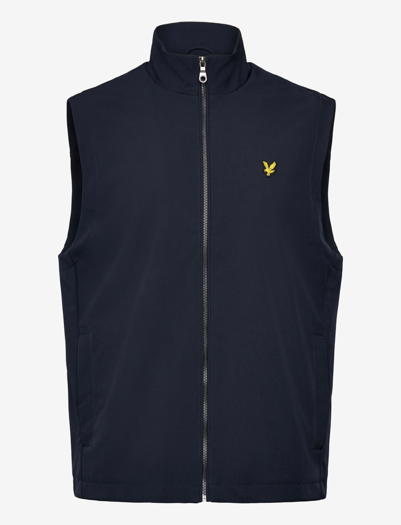 Lyle & Scott - Mesh Back Softshell Funnel Neck Gilet - outdoor - z271 dark navy - 0