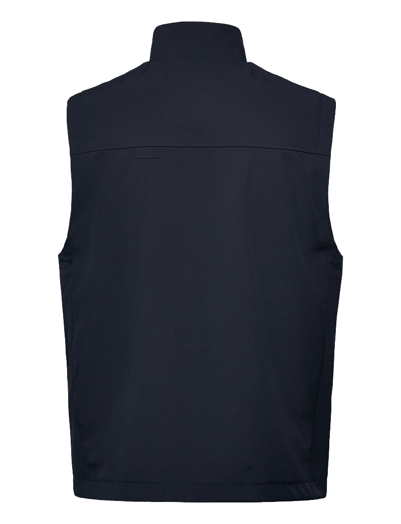 Lyle & Scott - Mesh Back Softshell Funnel Neck Gilet - outdoor - z271 dark navy - 1