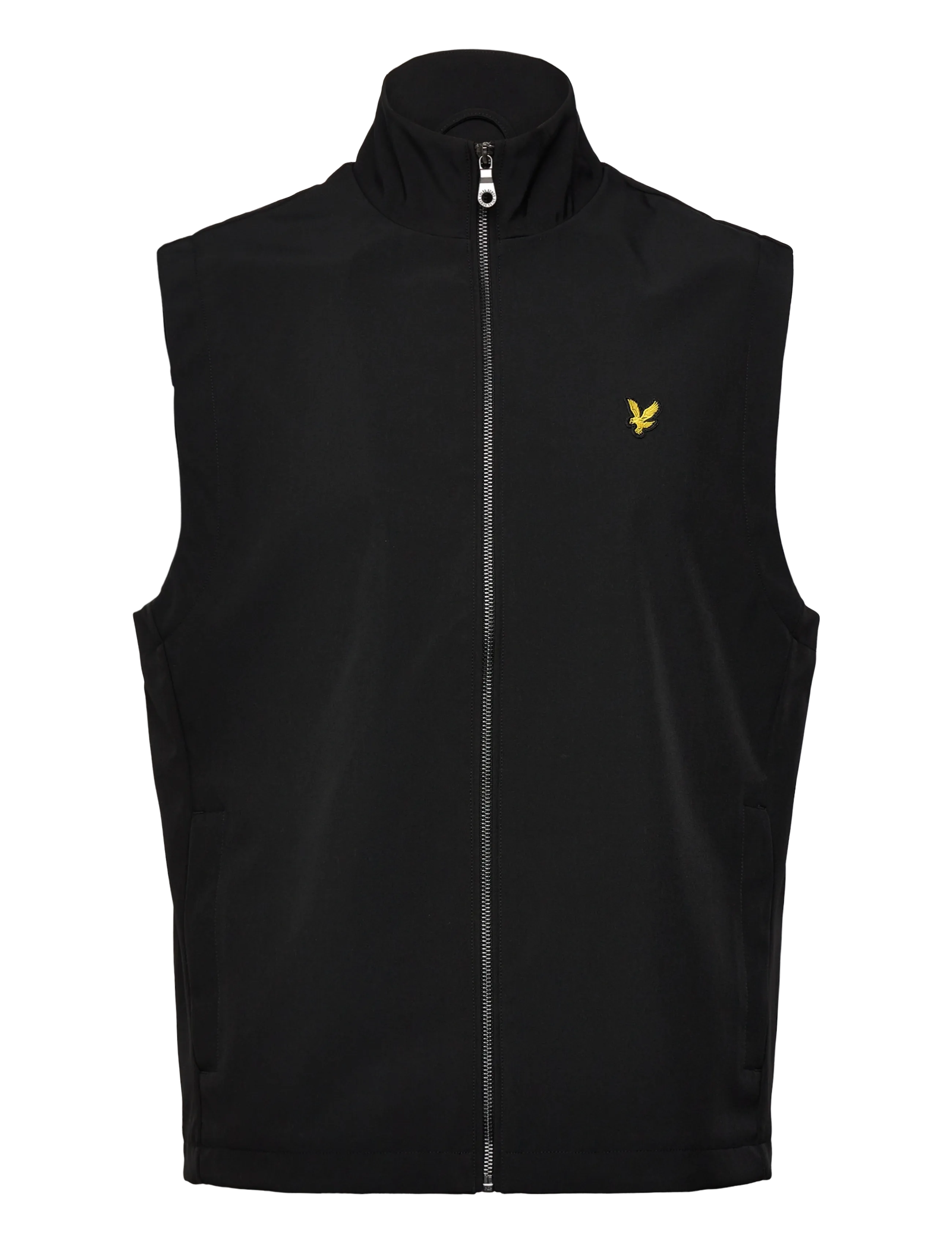 LYLE & SCOTT Mesh Back Softshell Funnel Neck Weste Schwarz - M - Herren