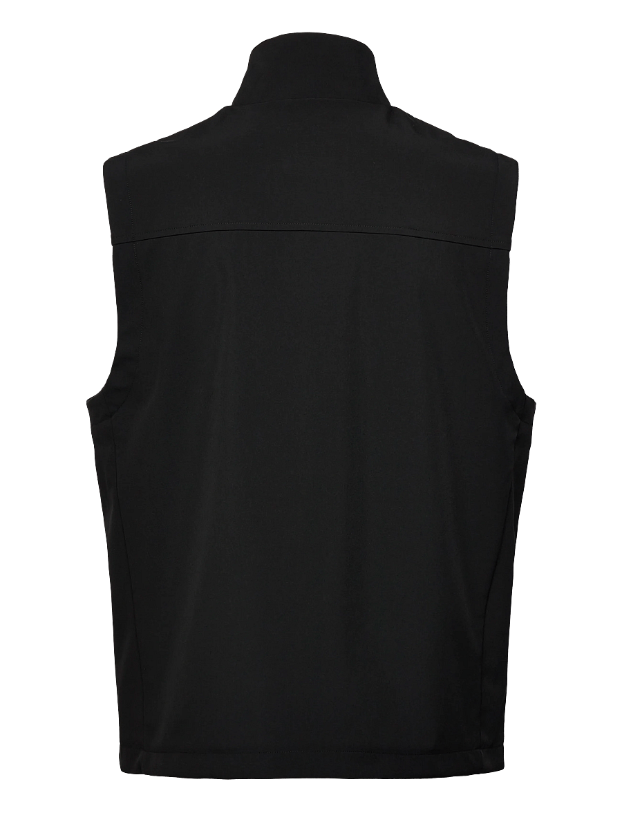 Lyle & Scott - Mesh Back Softshell Funnel Neck Gilet - outdoor - z865 jet black - 2