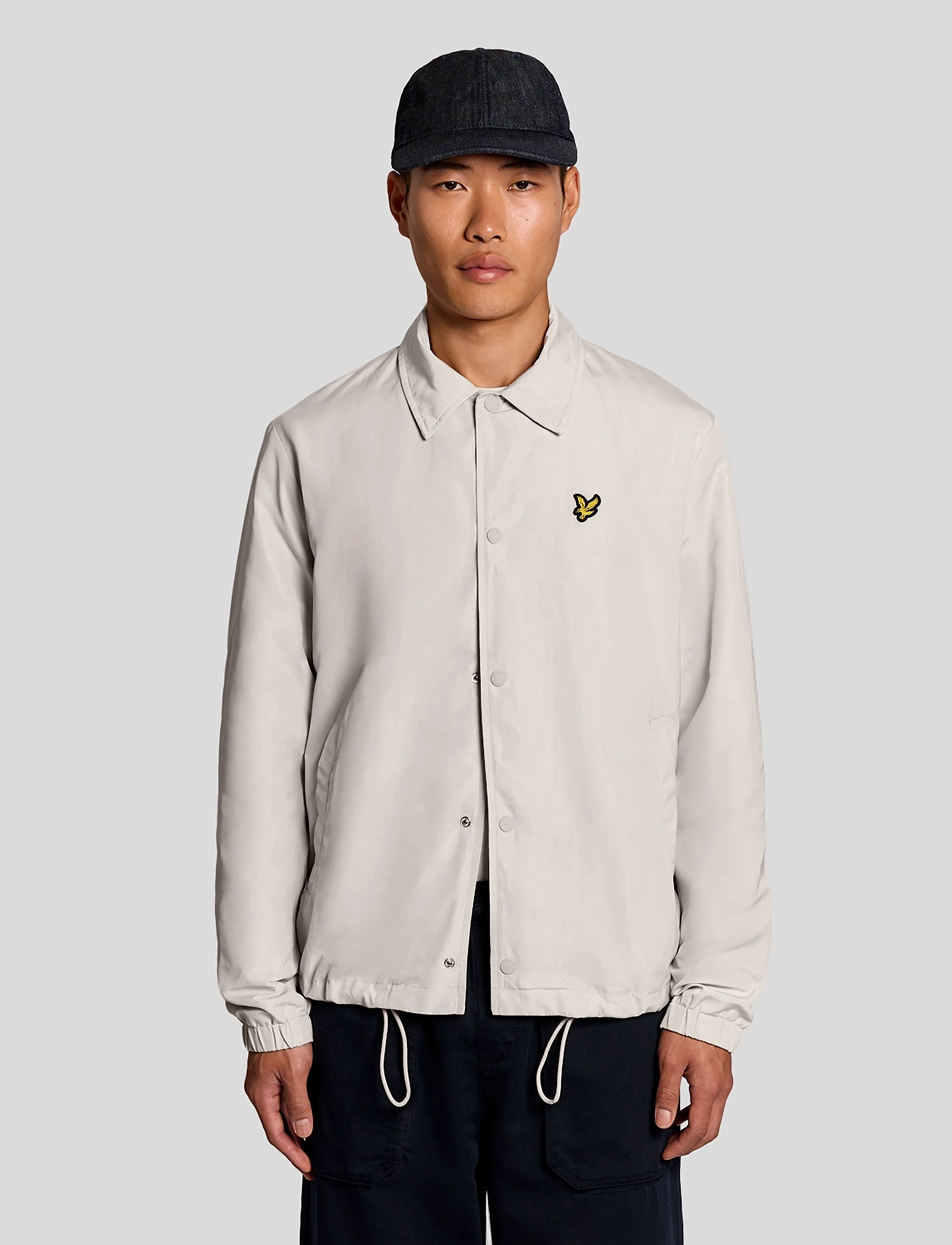 Lyle & Scott Coach Jacket, XS, Jackets, Creme - Light Männerswear