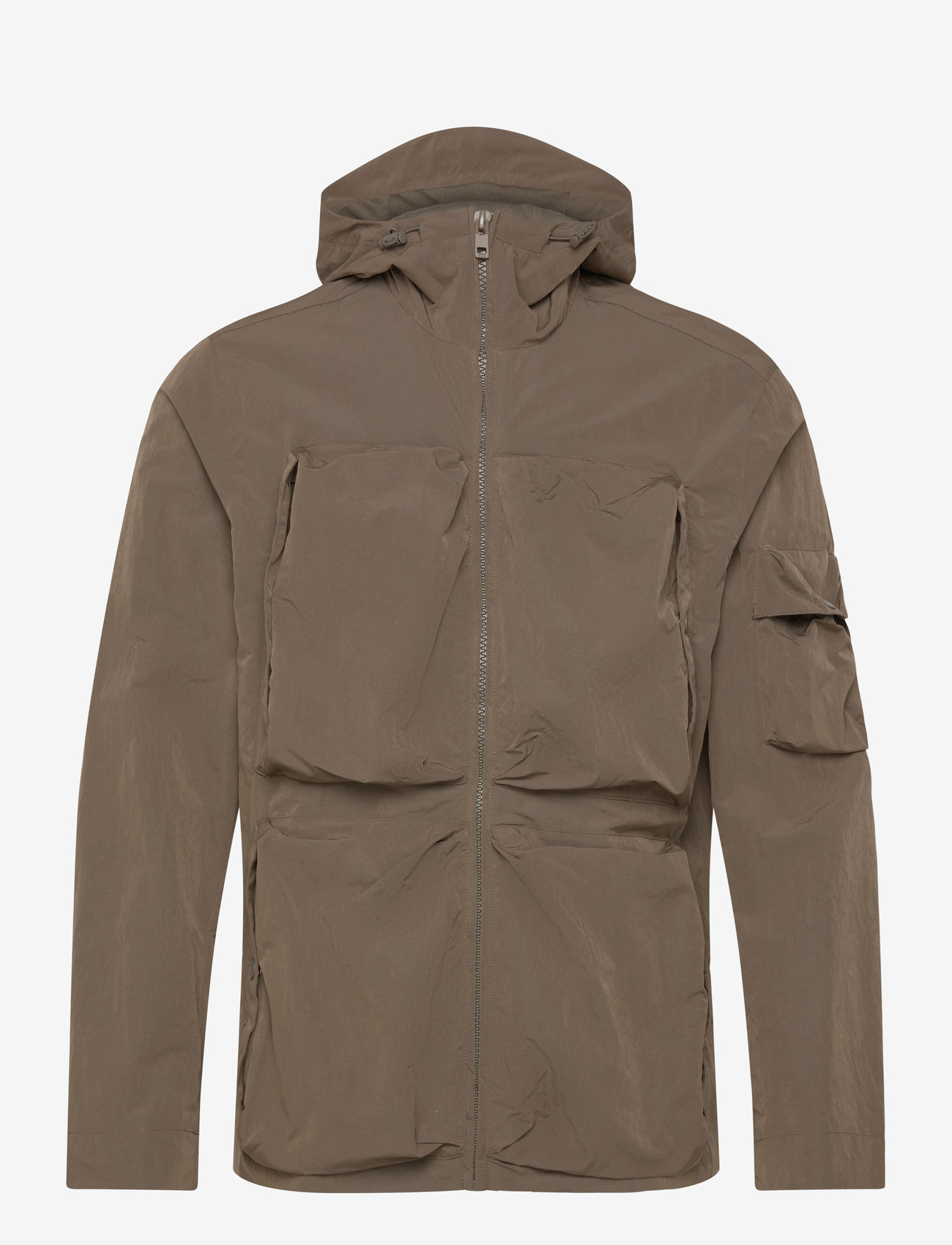 Lyle & Scott - Lightweight Ripstop Windcheater - frühlingsjacken - x569 khaki ash - 1