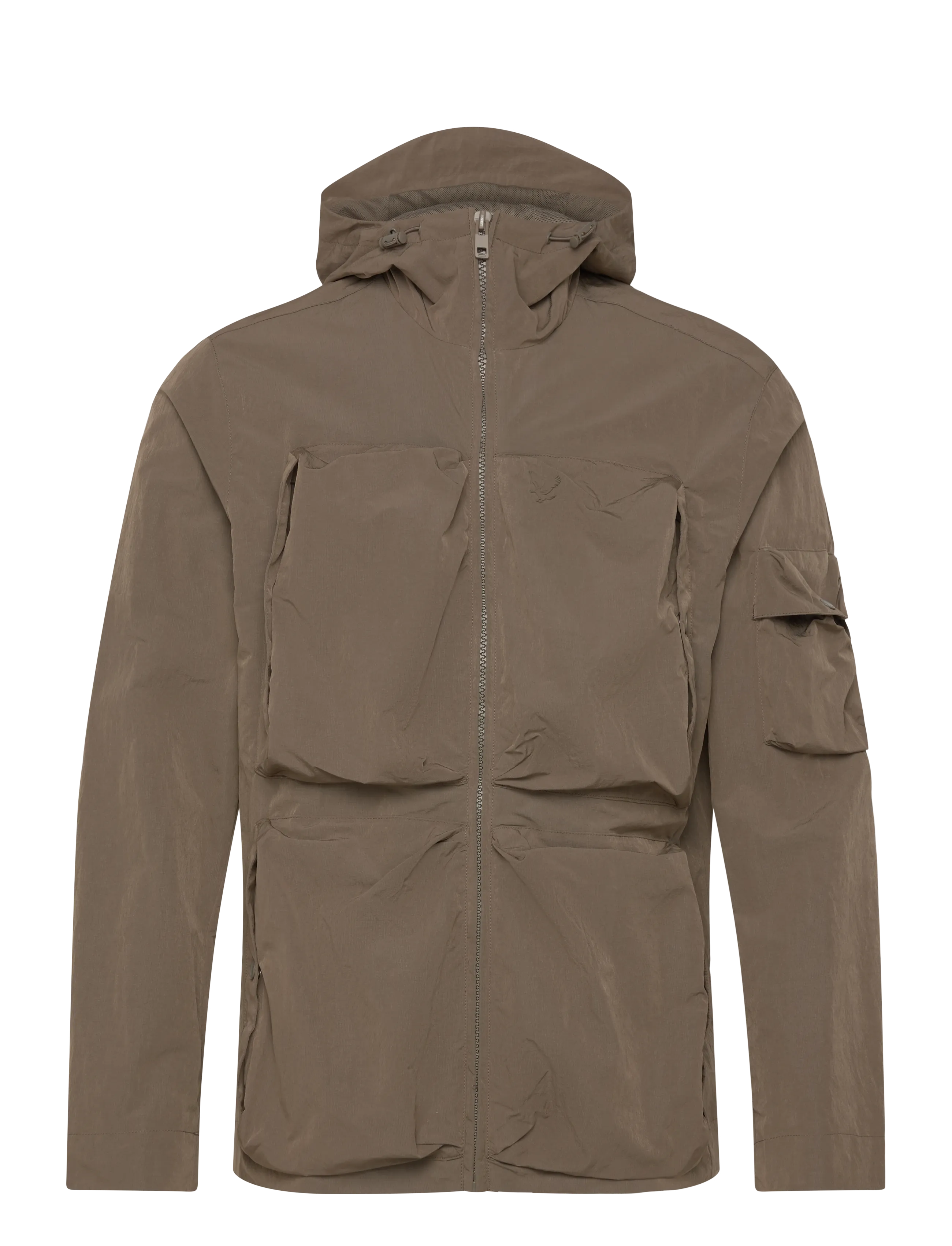 Lyle & Scott Lightweight Ripstop Windcheater - Vindjakker - X569 KHAKI ASH / brown