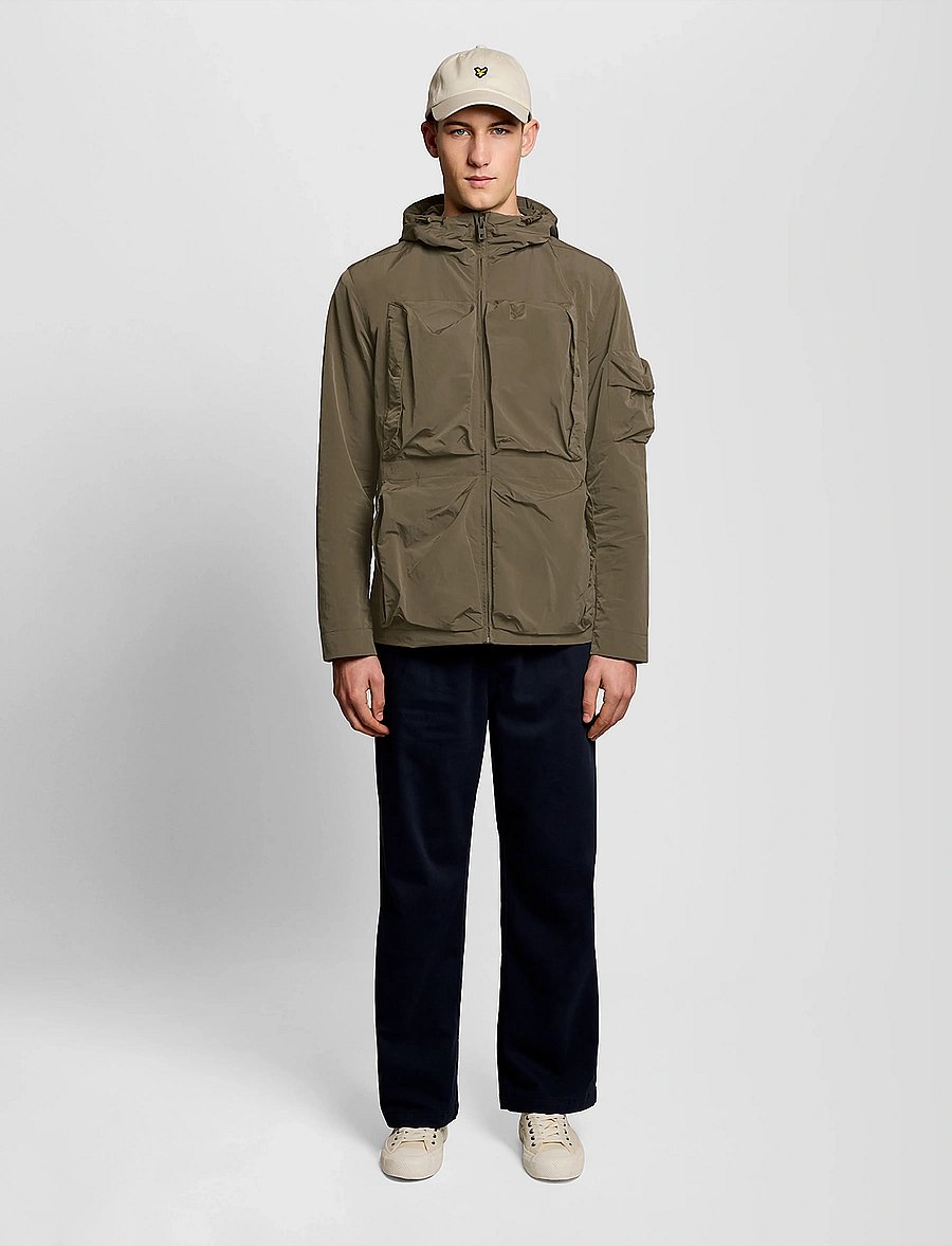 Lyle & Scott - Lightweight Ripstop Windcheater - herbstjacken - x569 khaki ash - 4