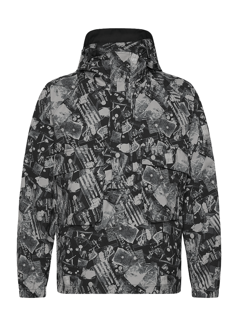 Lyle & Scott - Printed Smock Jacket - anoraks - z865 jet black - 1