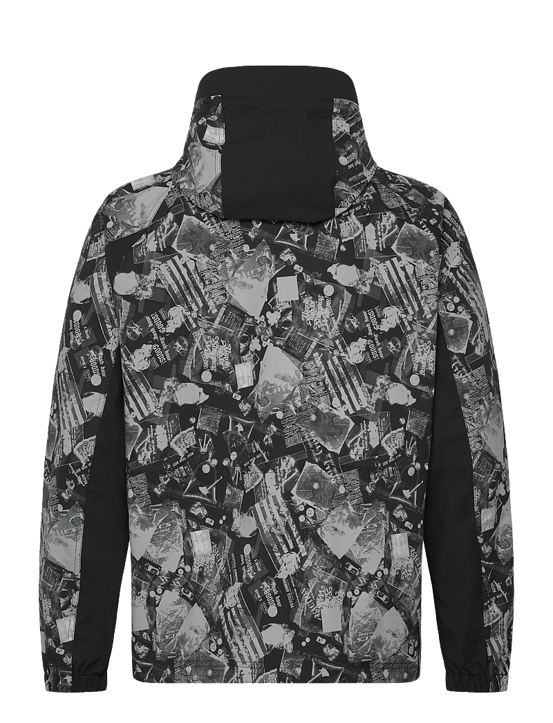 Lyle & Scott - Printed Smock Jacket - anoraks - z865 jet black - 2