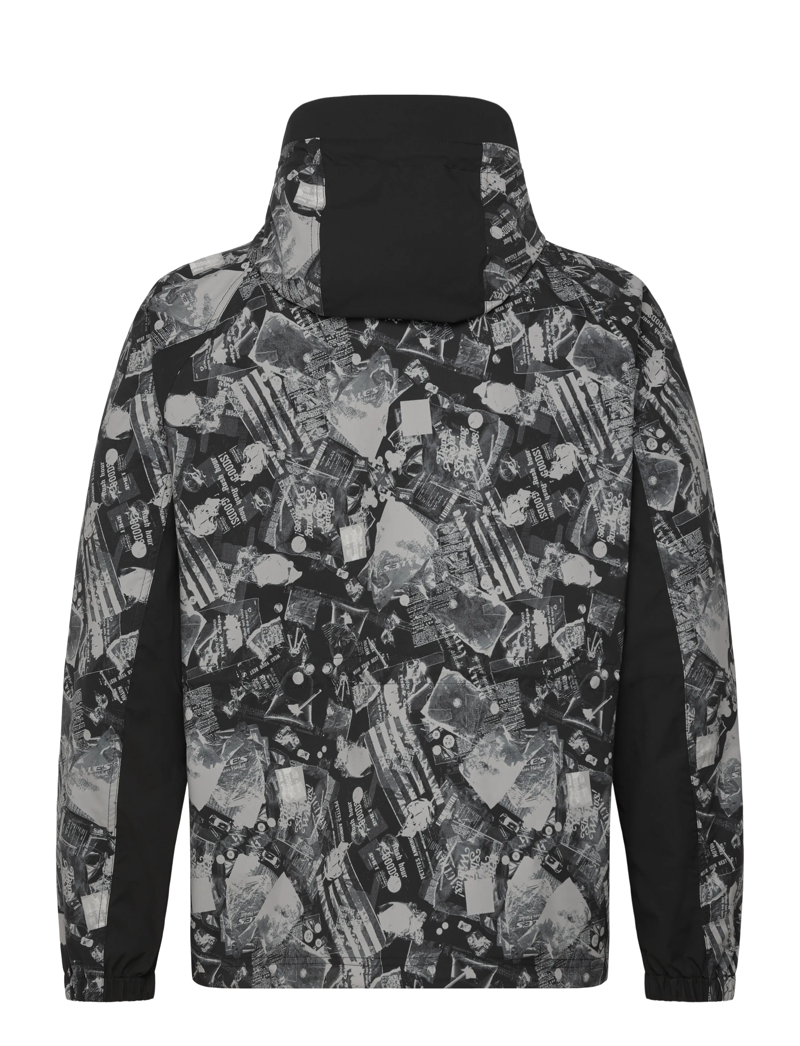 Lyle & Scott - Printed Smock Jacket - anoraks - z865 jet black - 2