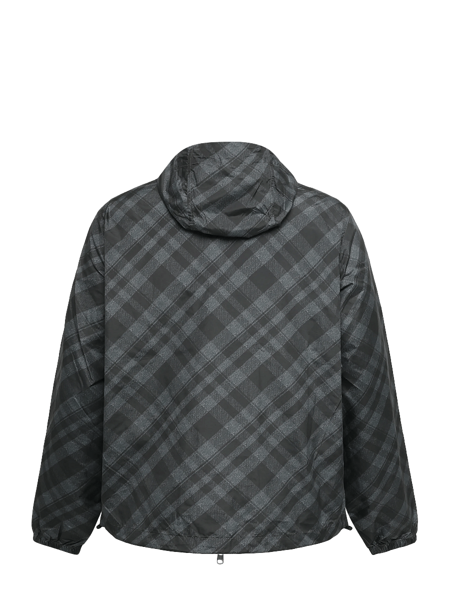 Lyle & Scott - Tartan Hooded Zip Through Jacket - efterårsjakker - jet black - 2