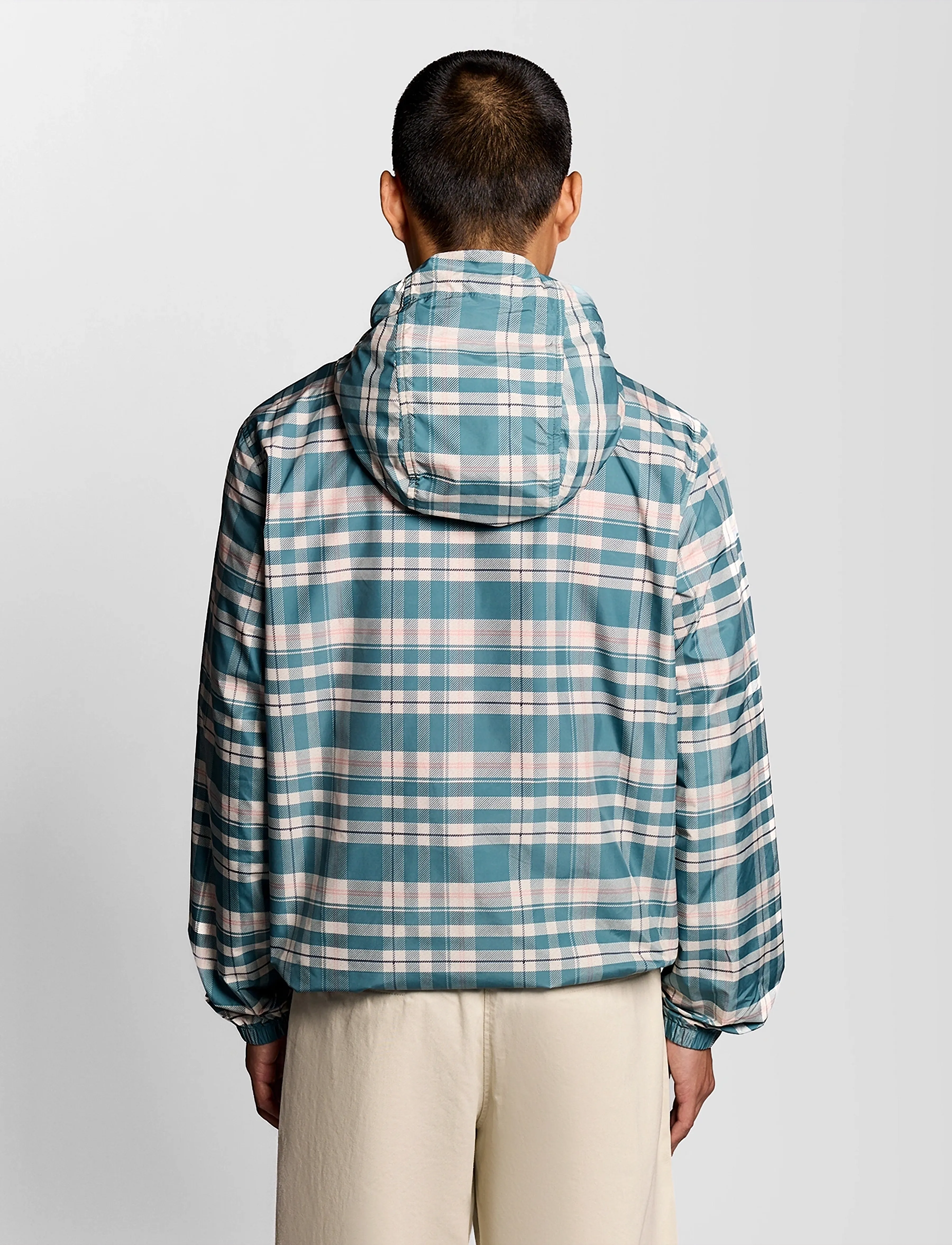 Tartan Hooded Zip Through Jacket 2