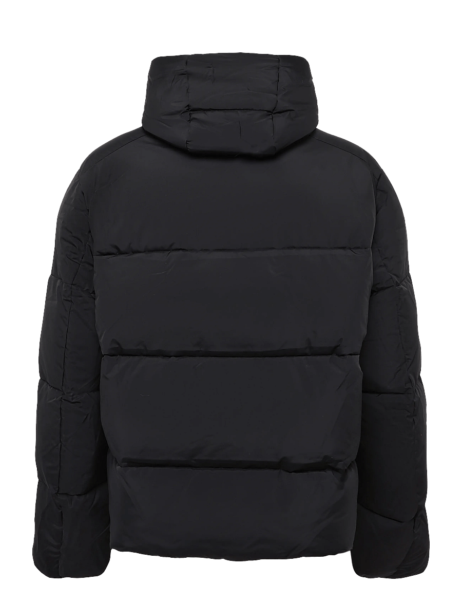 Lyle & Scott - Hooded Puffer Jacket - dunjakker - jet black - 1