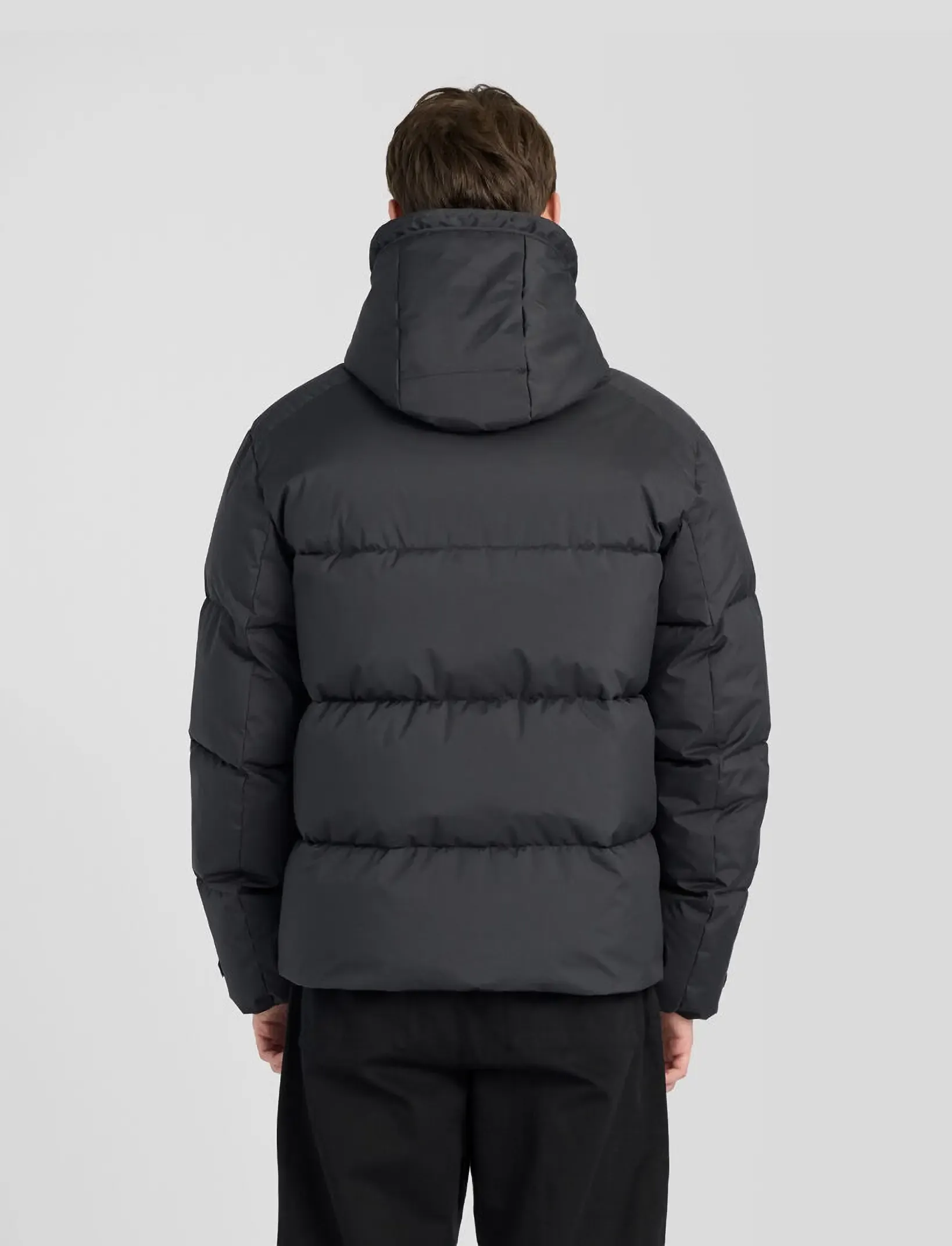 Lyle & Scott - Hooded Puffer Jacket - daunenjacken - jet black - 3