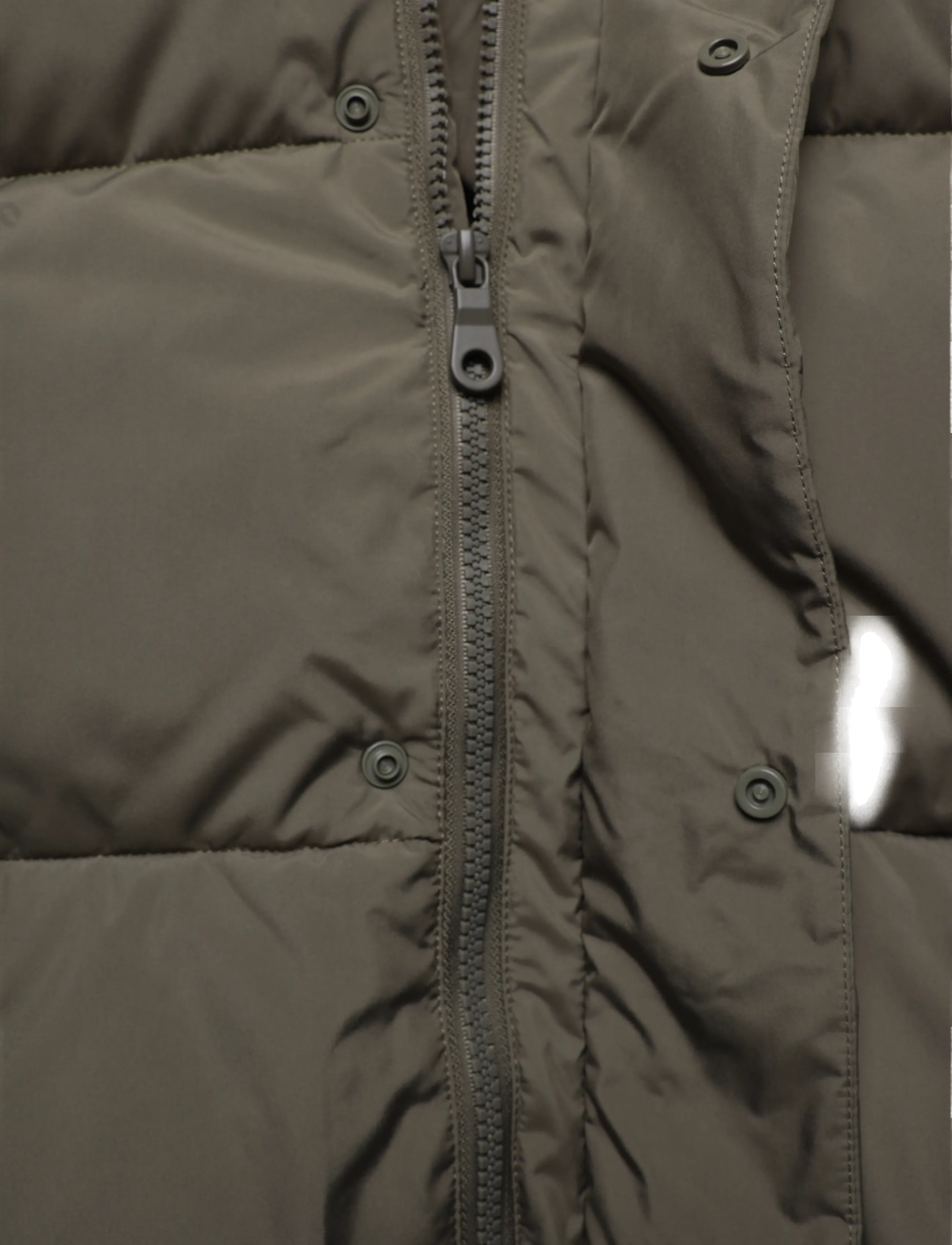 Lyle & Scott - Hooded Puffer Jacket - sulejoped - khaki ash - 4