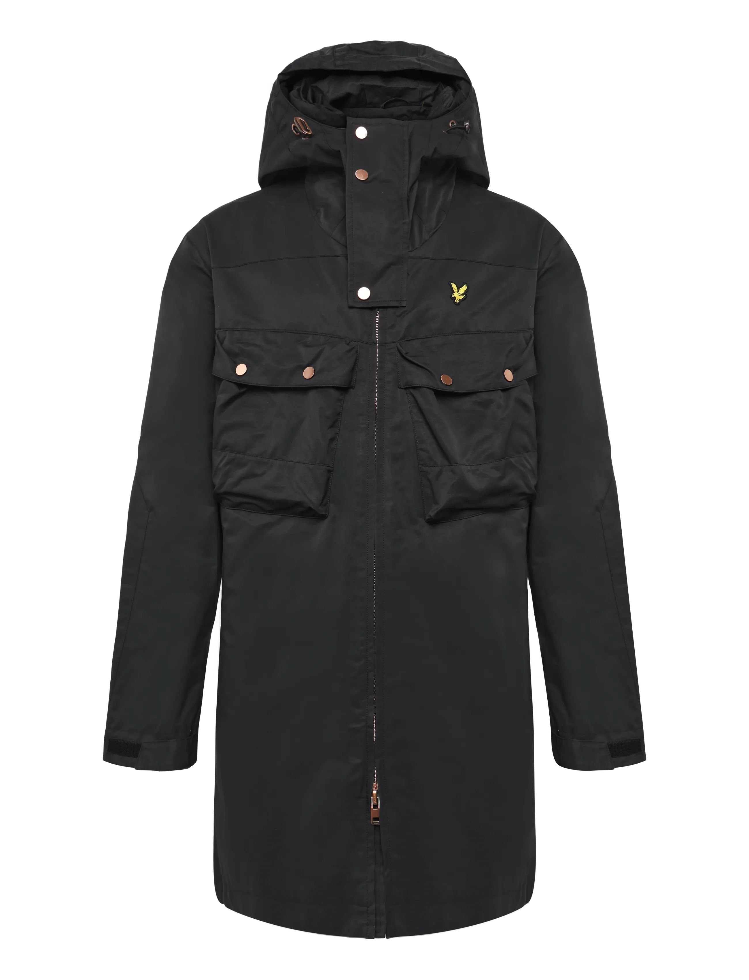 Lyle & Scott Waxed Guard Parka - Jackets - JET BLACK / black