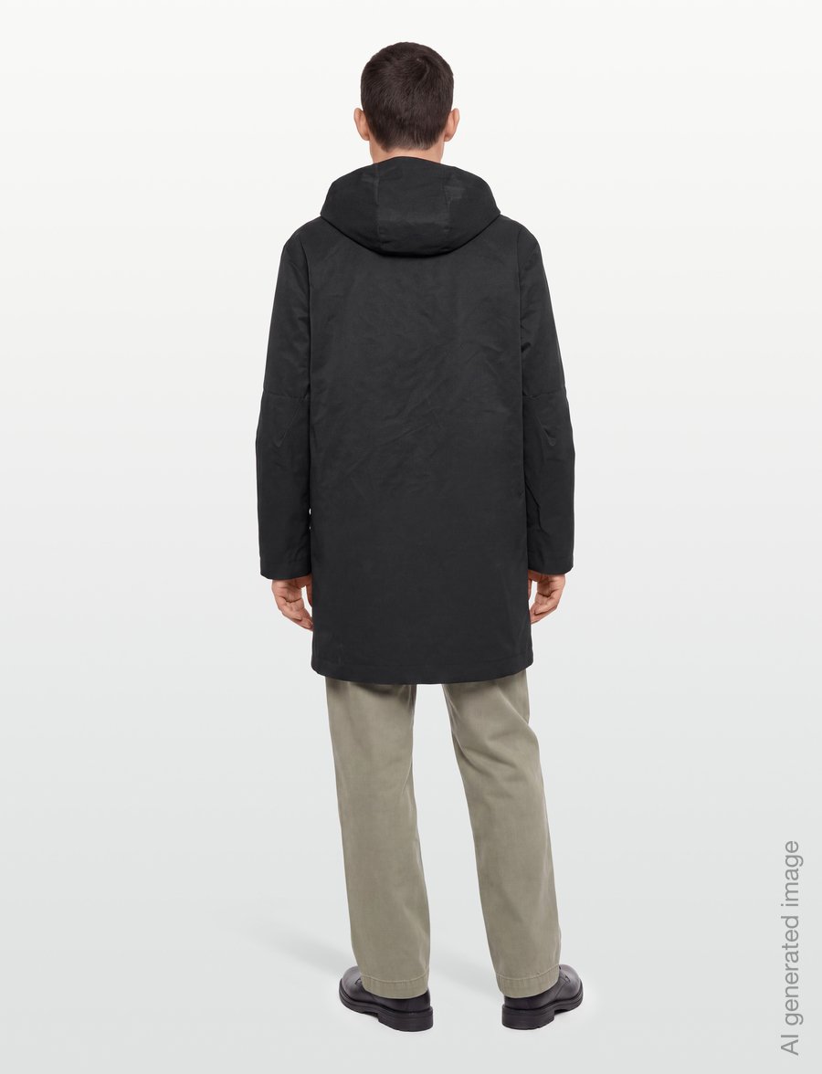 Lyle & Scott - Waxed Guard Parka - parkas - jet black - 4