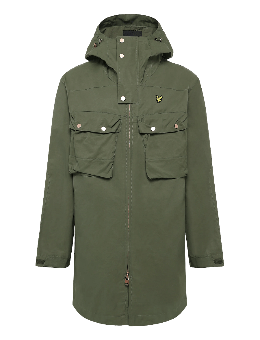 Lyle & Scott - Waxed Guard Parka - parkas - true olive - 0