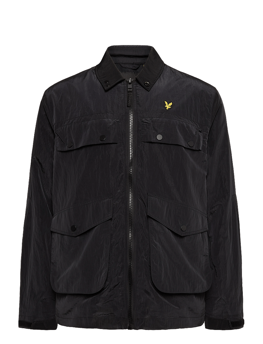 Lyle & Scott - 4 Pockets Blouson Jacket - kurtki wiosenne - black ice - 1