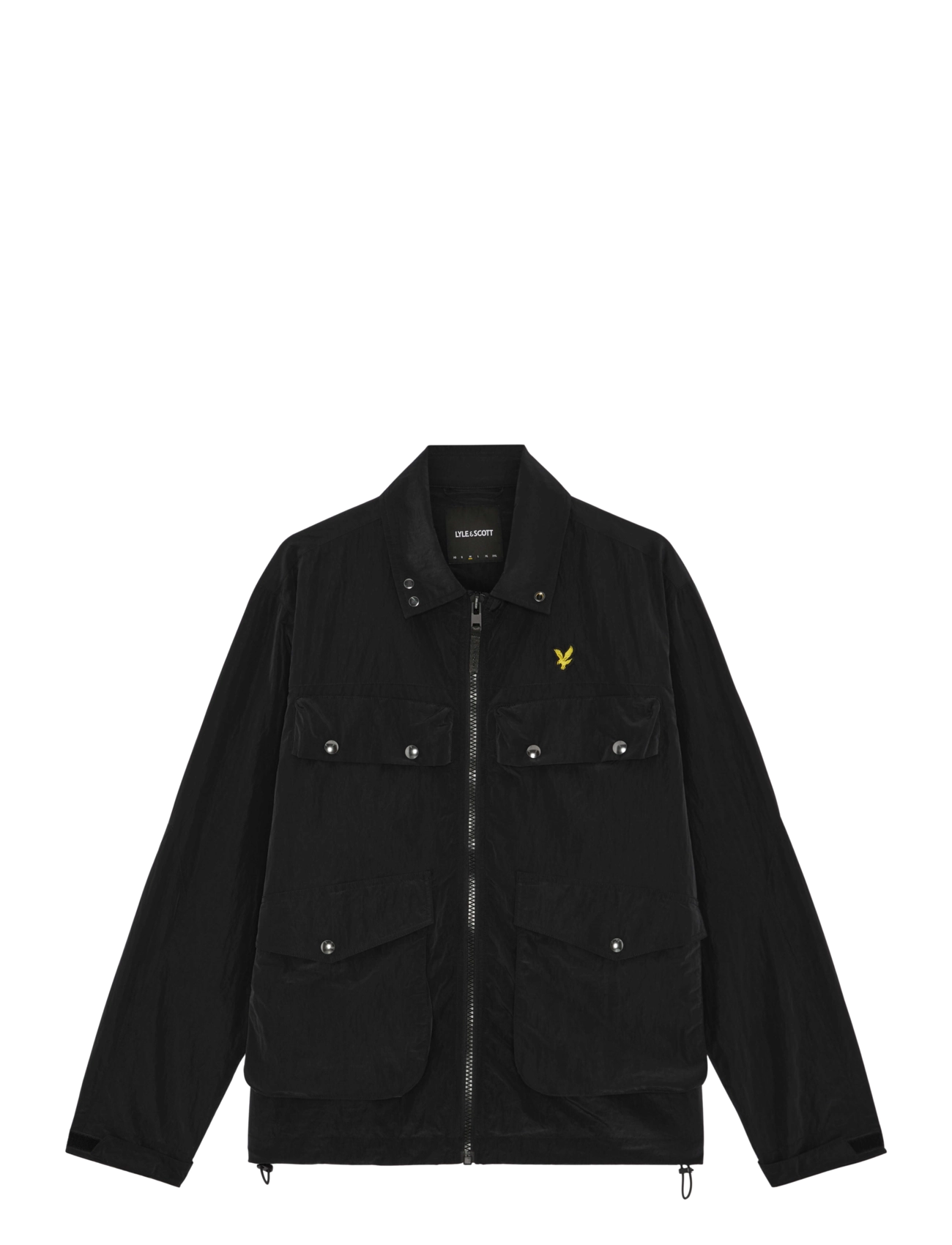 Lyle & Scott 4 Pockets Blouson Jacket - Tøj - BLACK ICE / black