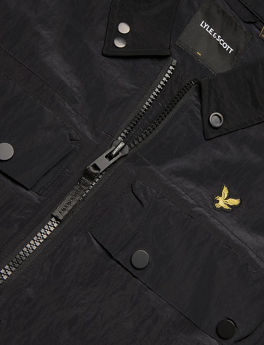 Lyle & Scott - 4 Pockets Blouson Jacket - kurtki wiosenne - black ice - 5