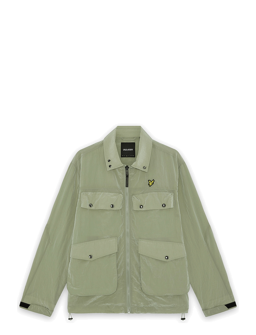 Lyle & Scott - 4 Pockets Blouson Jacket - smoke olive - 0