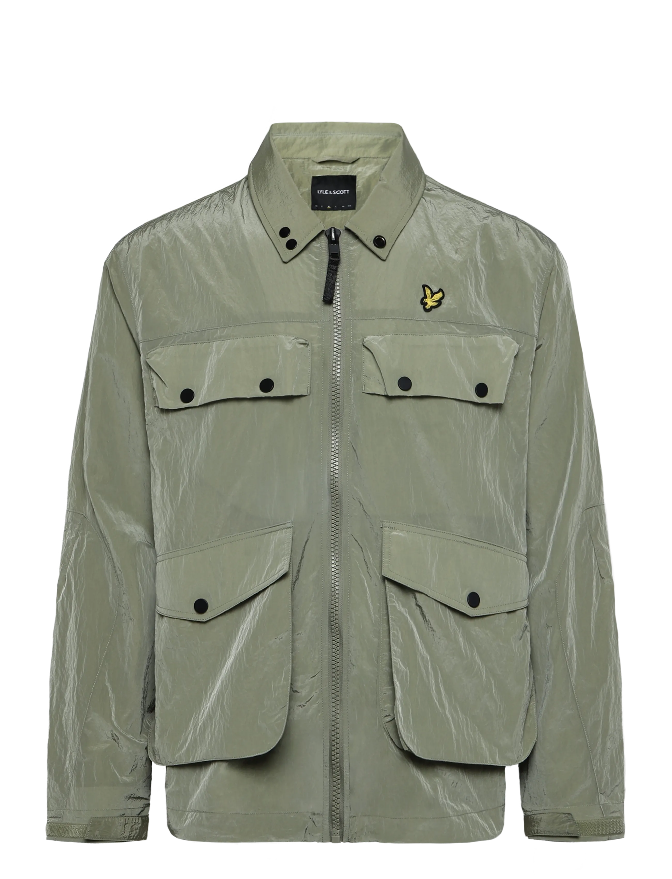 Lyle & Scott 4 Pockets Blouson Jacket - Joped - SMOKE OLIVE / khaki/green