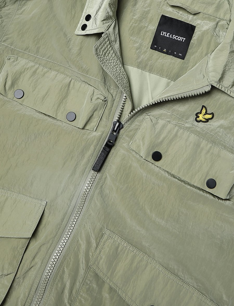 Lyle & Scott - 4 Pockets Blouson Jacket - herbstjacken - smoke olive - 5