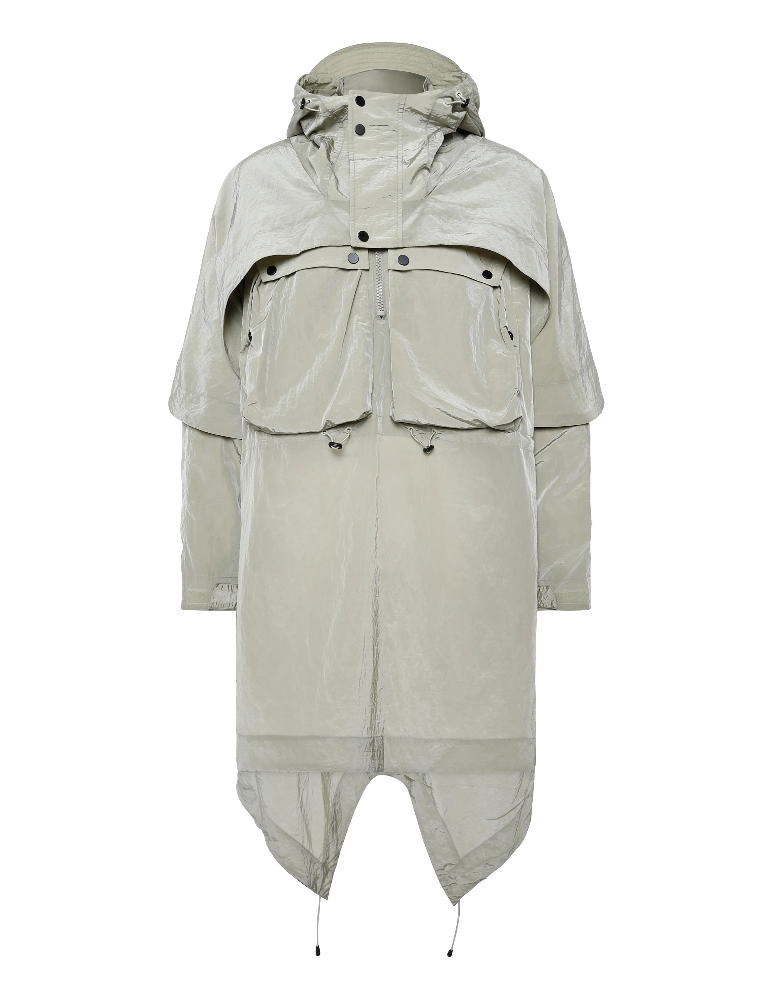 Lyle & Scott Pullover Smock Jacket - Jakker - SMOKE OLIVE / khaki/green