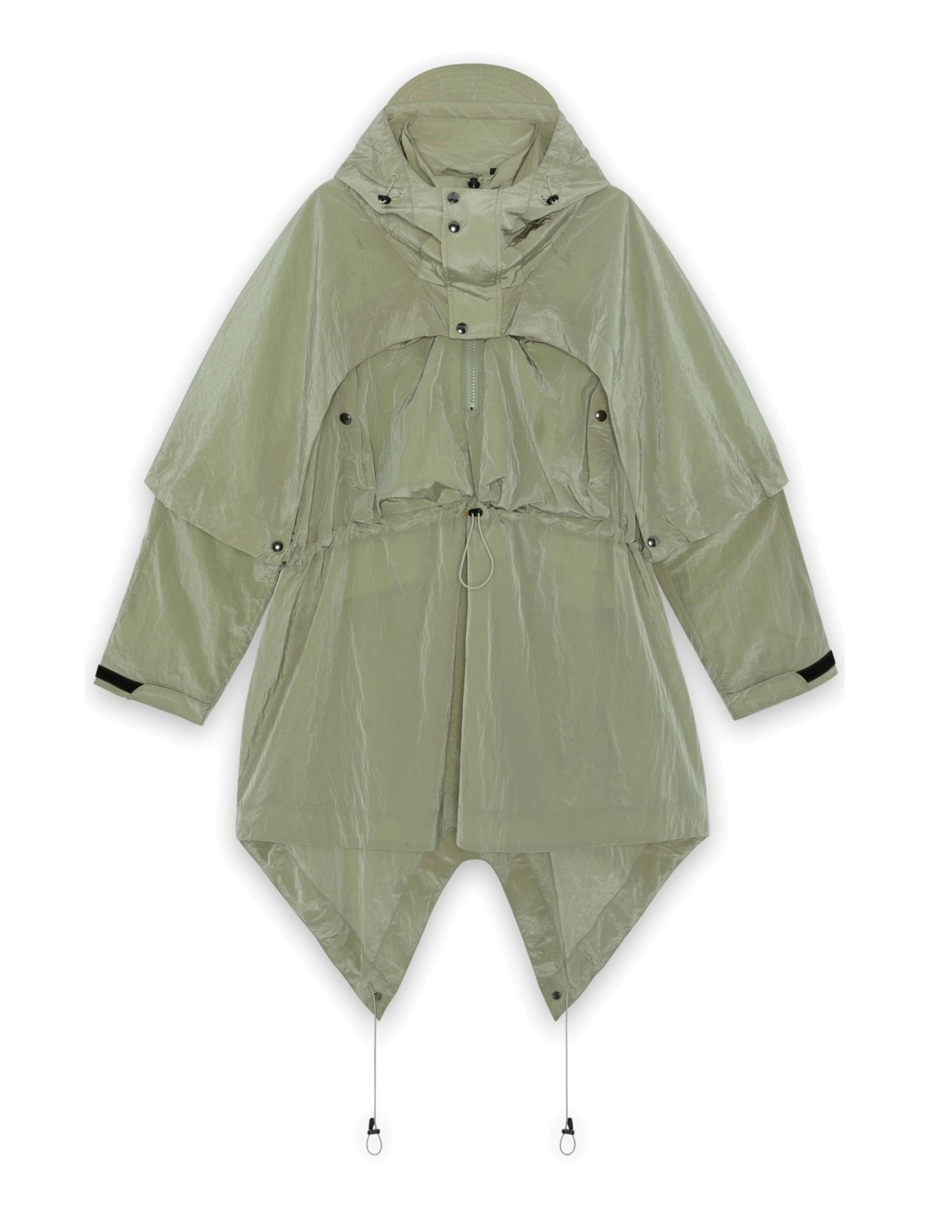 Lyle & Scott Pullover Smock Jacket - Tøj - SMOKE OLIVE / khaki/green