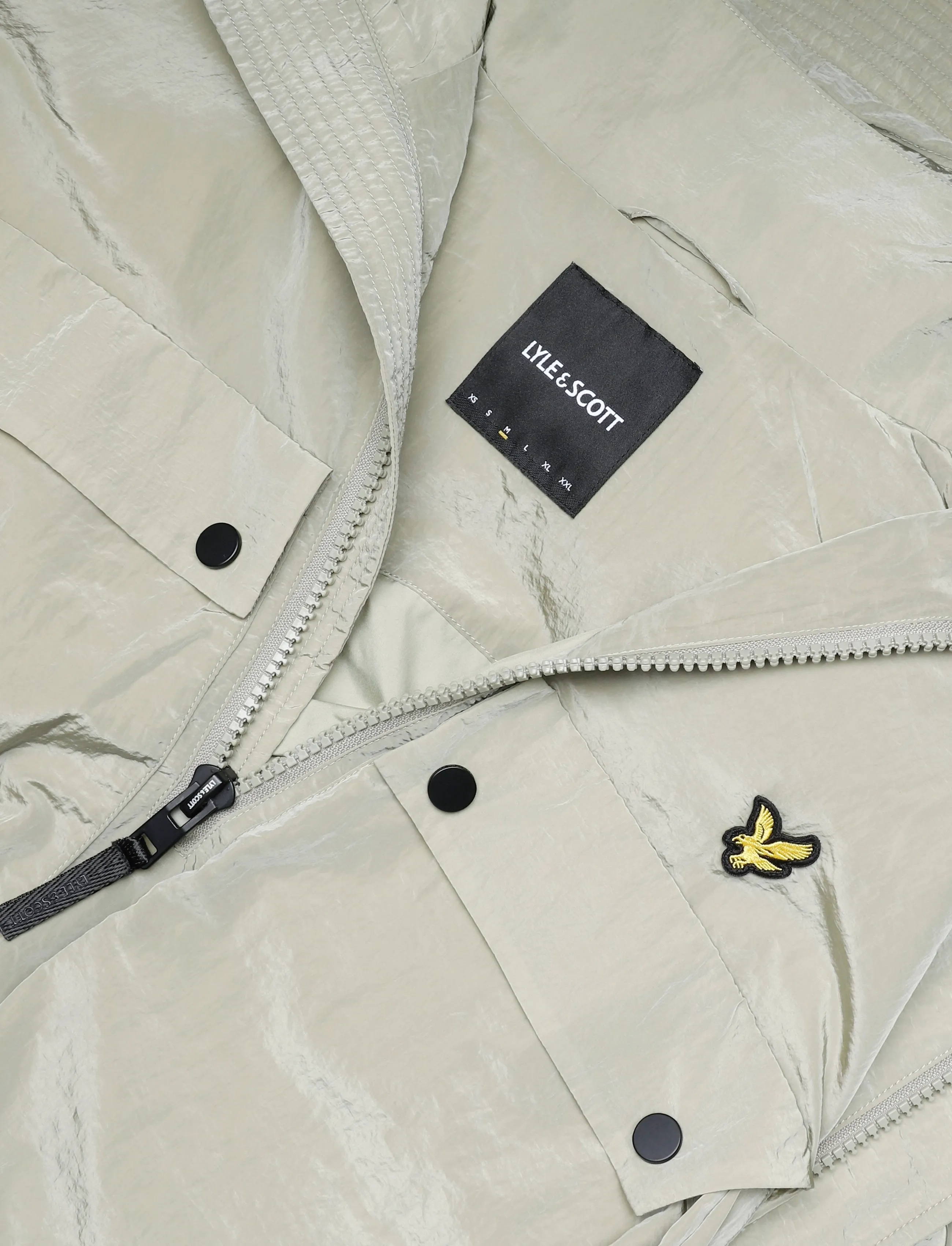 Lyle & Scott - Pullover Smock Jacket - anoraks - smoke olive - 5