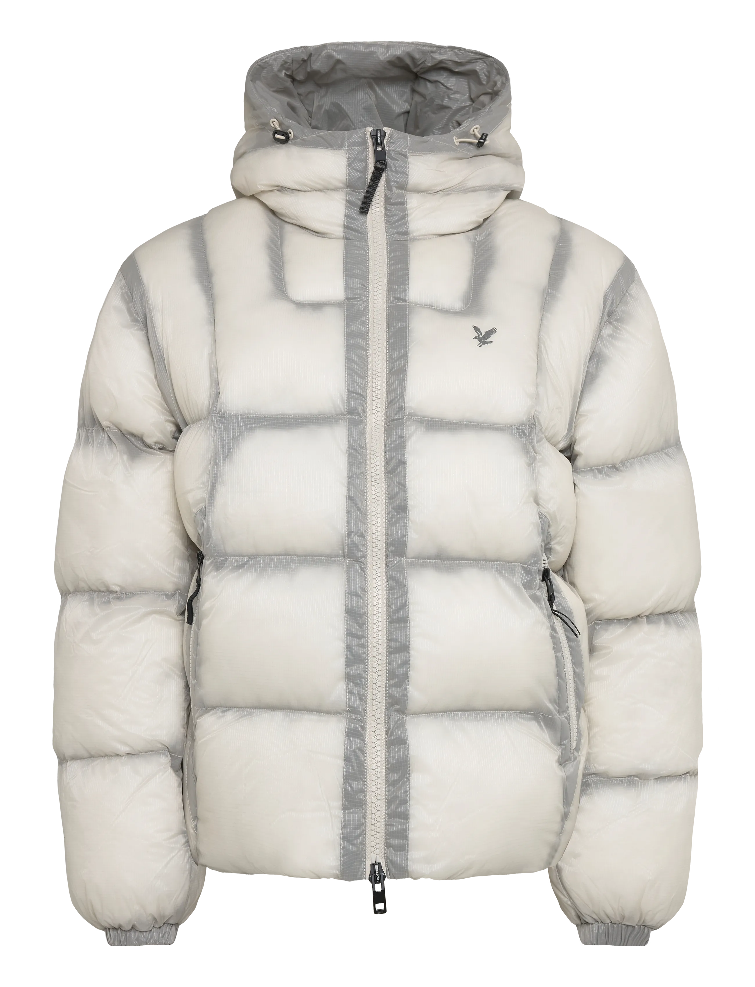 Lyle & Scott - Translucent Puffer Jacket - daunenjacken - putty - 1