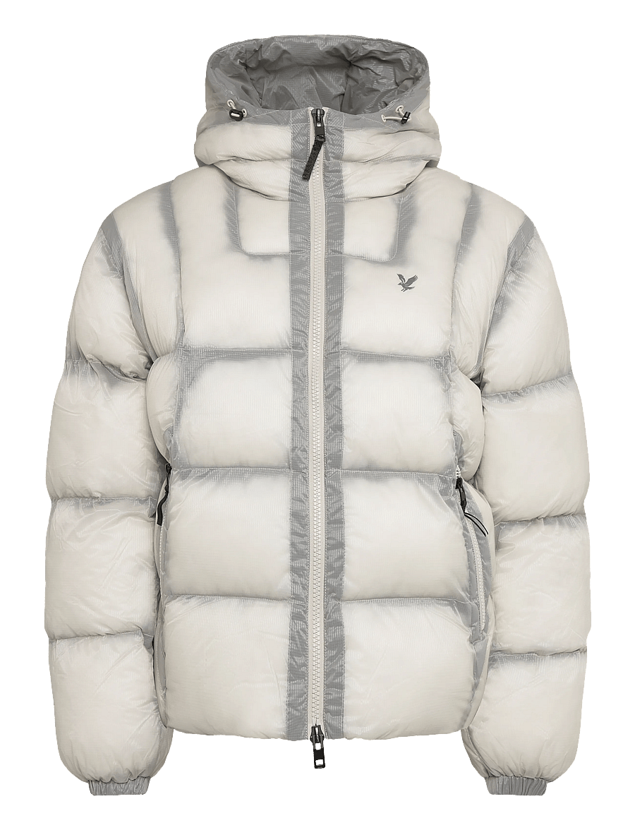 Lyle & Scott - Translucent Puffer Jacket - daunenjacken - putty - 1