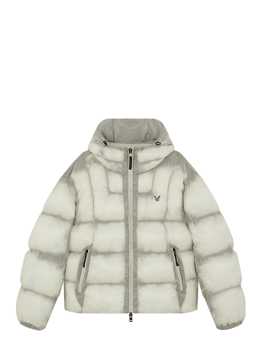 Lyle & Scott - Translucent Puffer Jacket - putty - 1