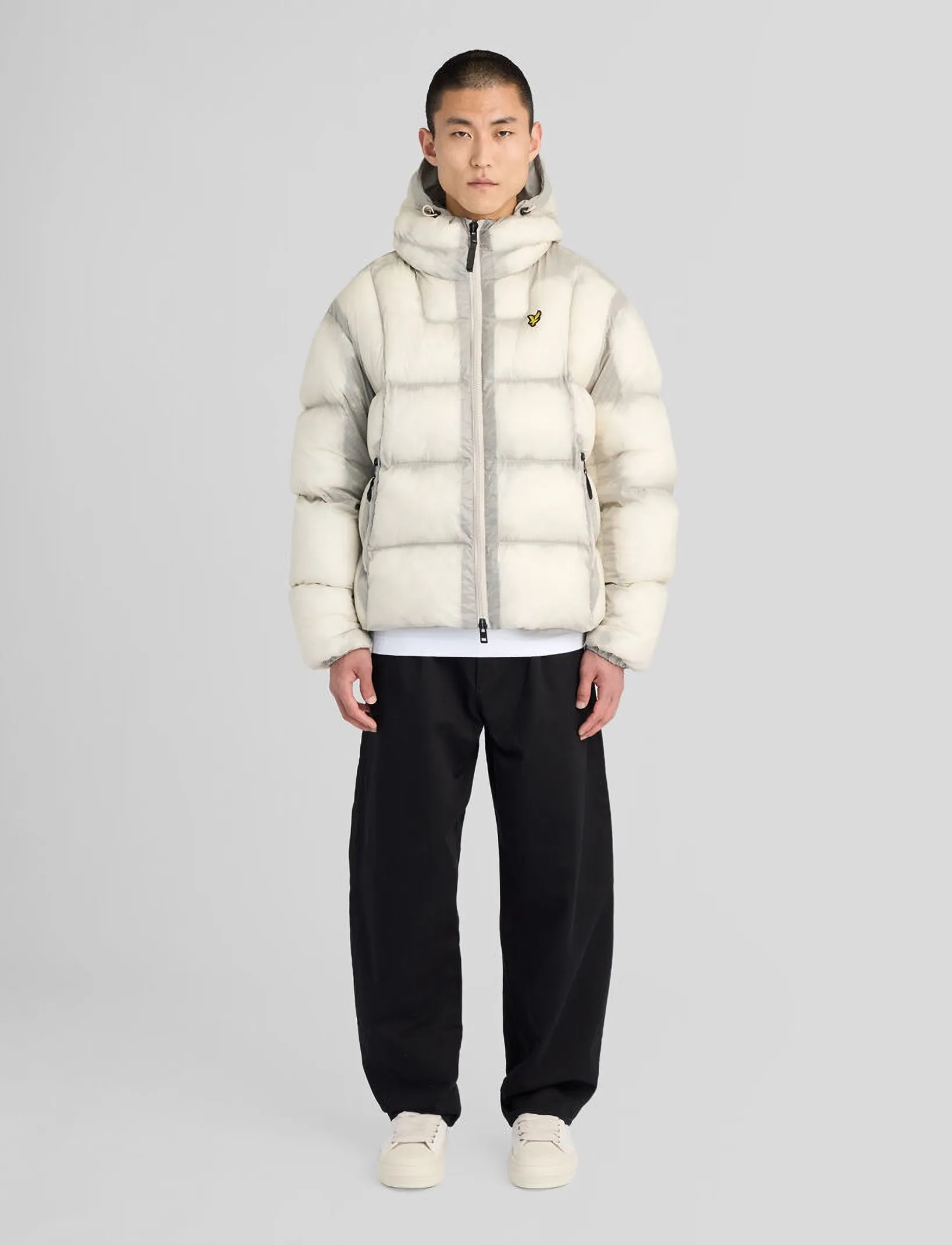 Lyle & Scott - Translucent Puffer Jacket - putty - 3