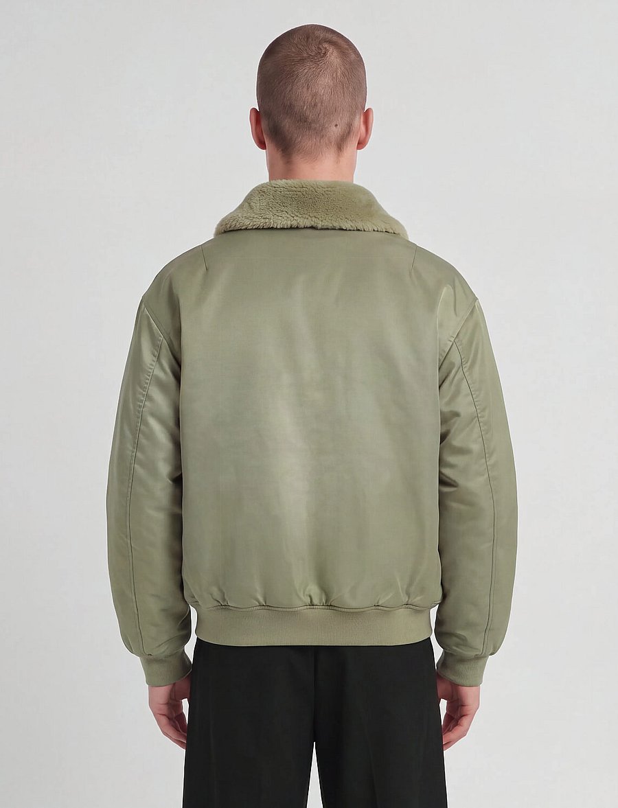 Lyle & Scott - Hooded Flight Jacket - herbstjacken - khaki smoke - 3