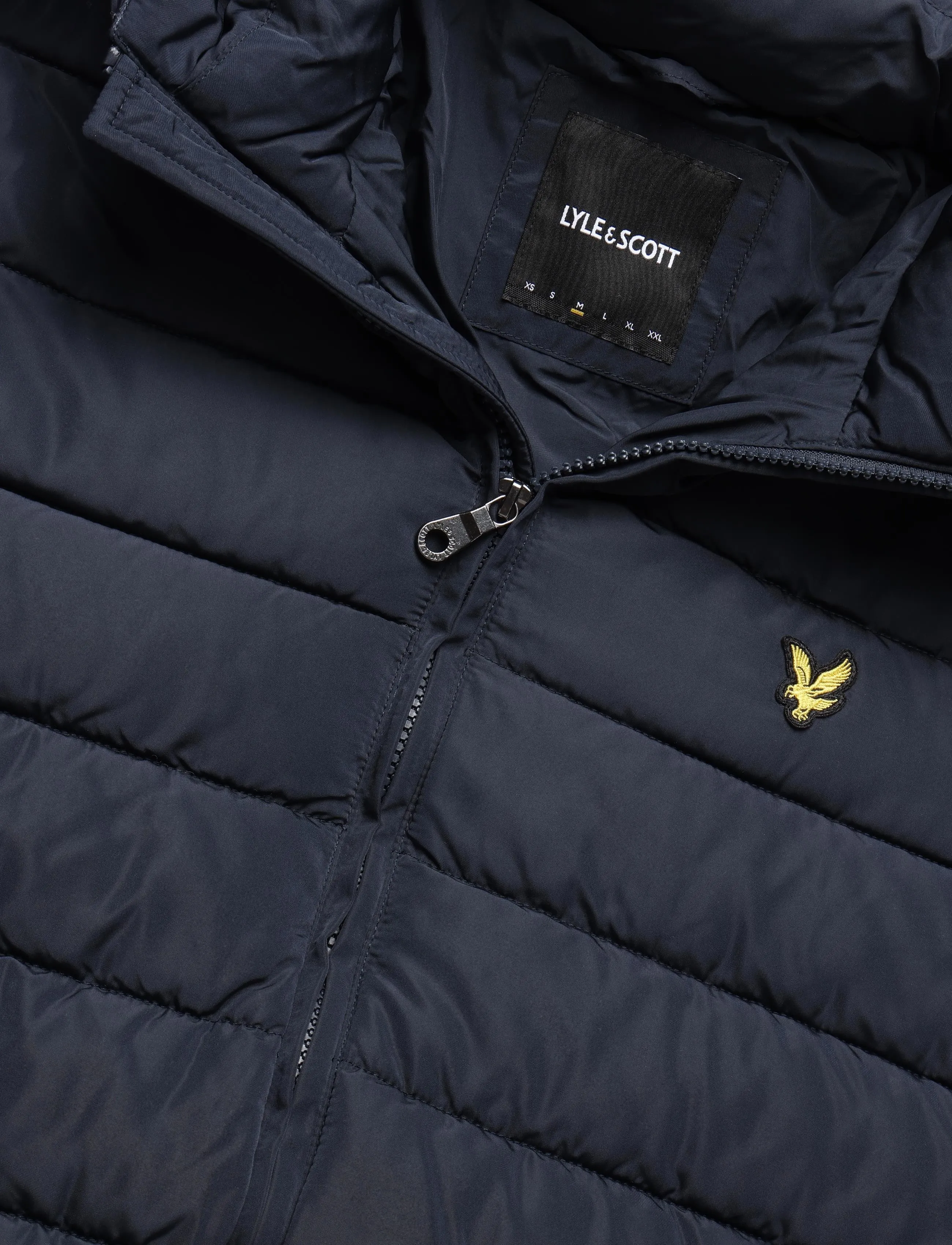 Lyle & Scott - Hooded Quilted Jacket - kevadjoped - dark navy - 2