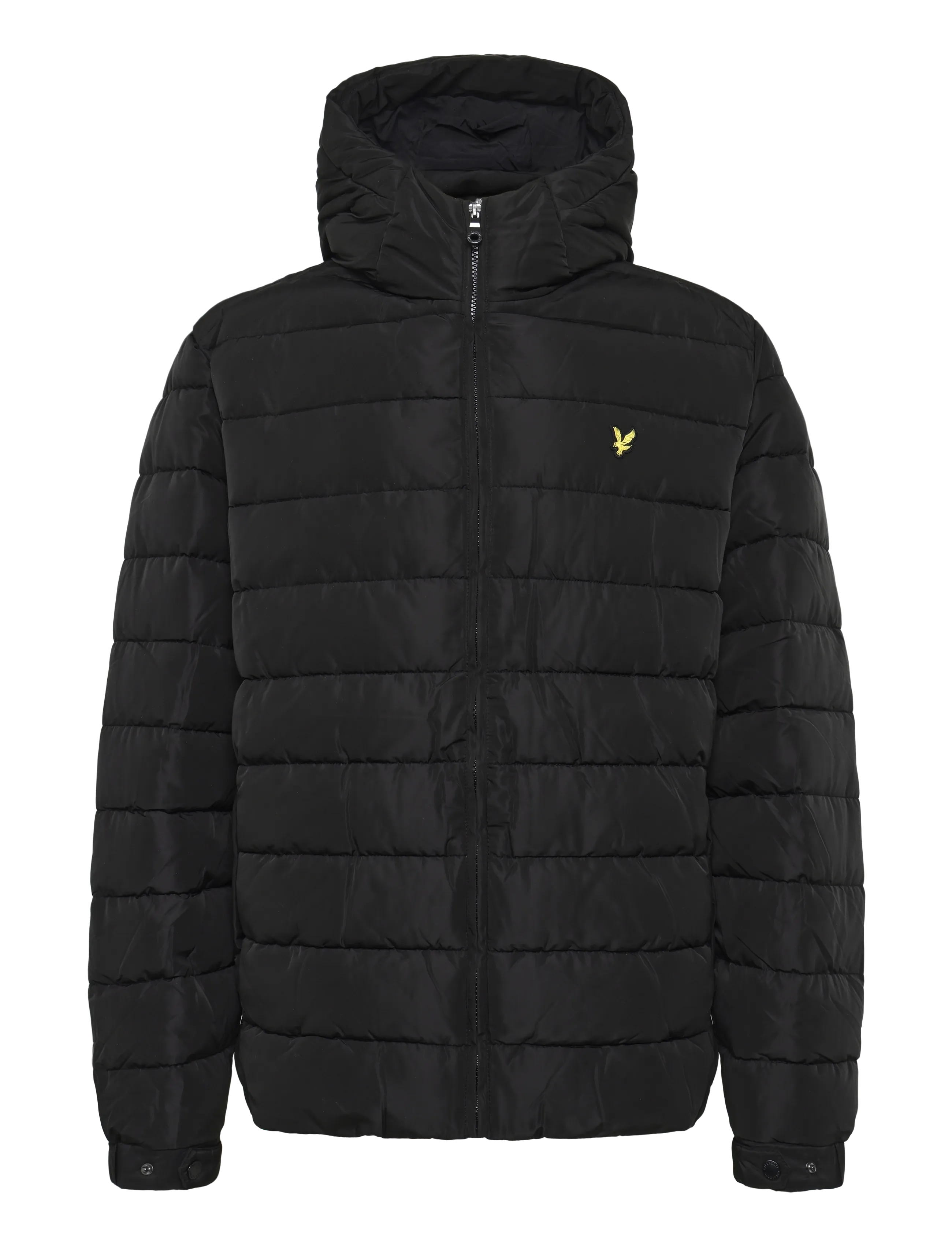 Lyle & Scott Hooded Quilted Jacket - Joped - JET BLACK / black