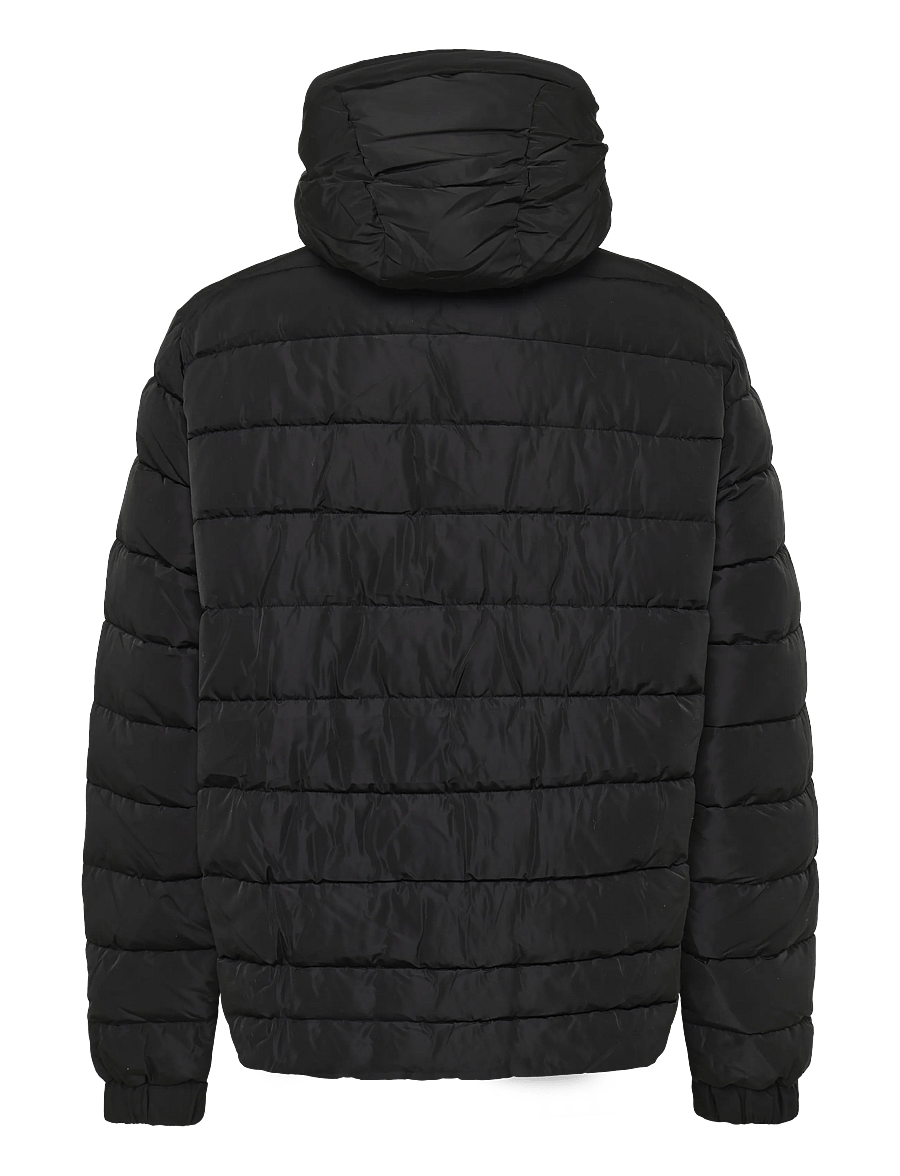 Lyle & Scott - Hooded Quilted Jacket - kevadjoped - jet black - 1
