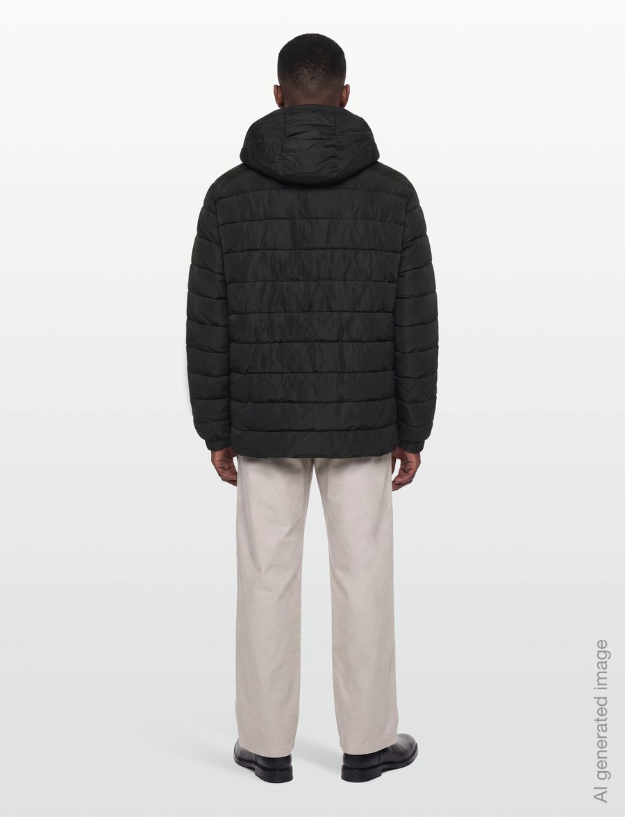 Lyle & Scott - Hooded Quilted Jacket - frühlingsjacken - jet black - 4