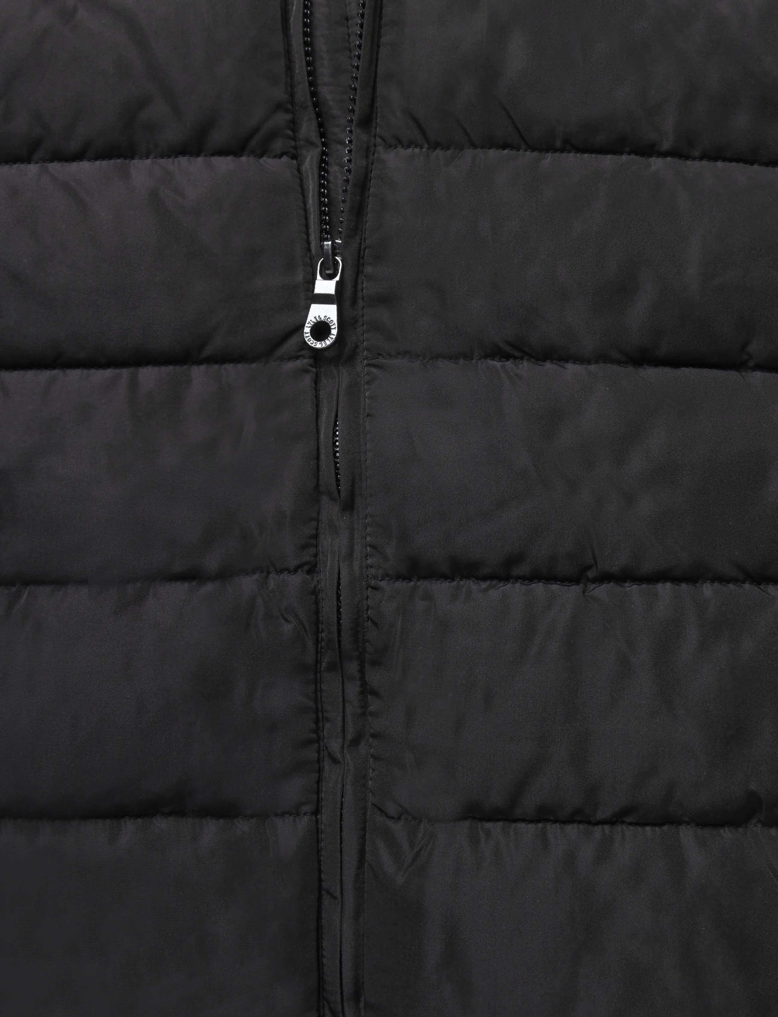 Lyle & Scott - Hooded Quilted Jacket - kevadjoped - jet black - 2