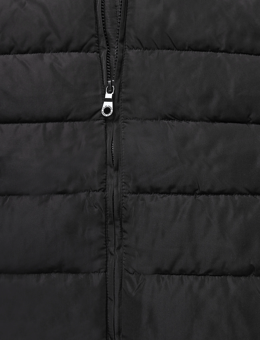 Lyle & Scott - Hooded Quilted Jacket - kevadjoped - jet black - 2