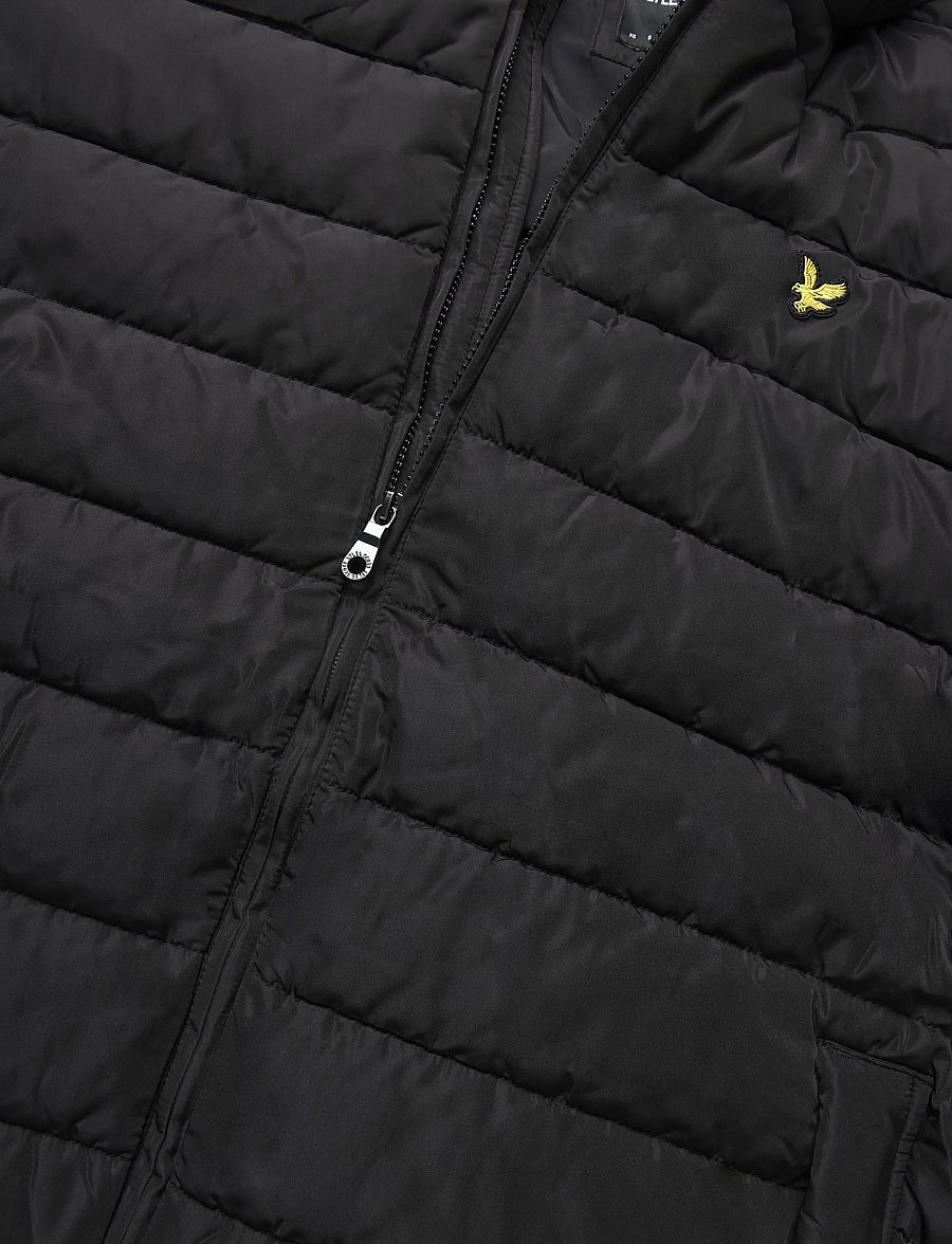 Lyle & Scott - Hooded Quilted Jacket - kevadjoped - jet black - 3