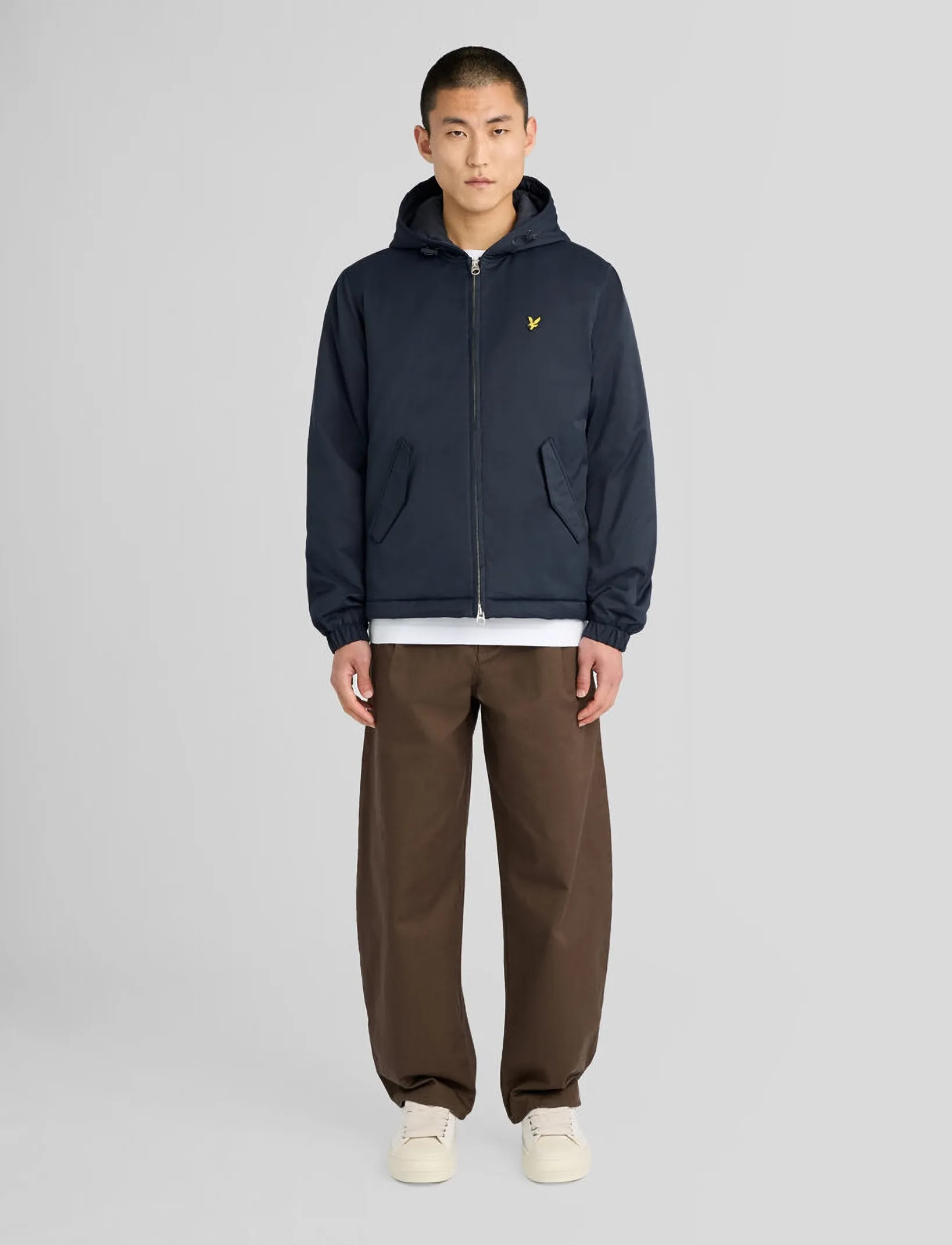 Lyle & Scott - Padded Hooded Zip Through Jacket - dunjackor - dark navy - 4