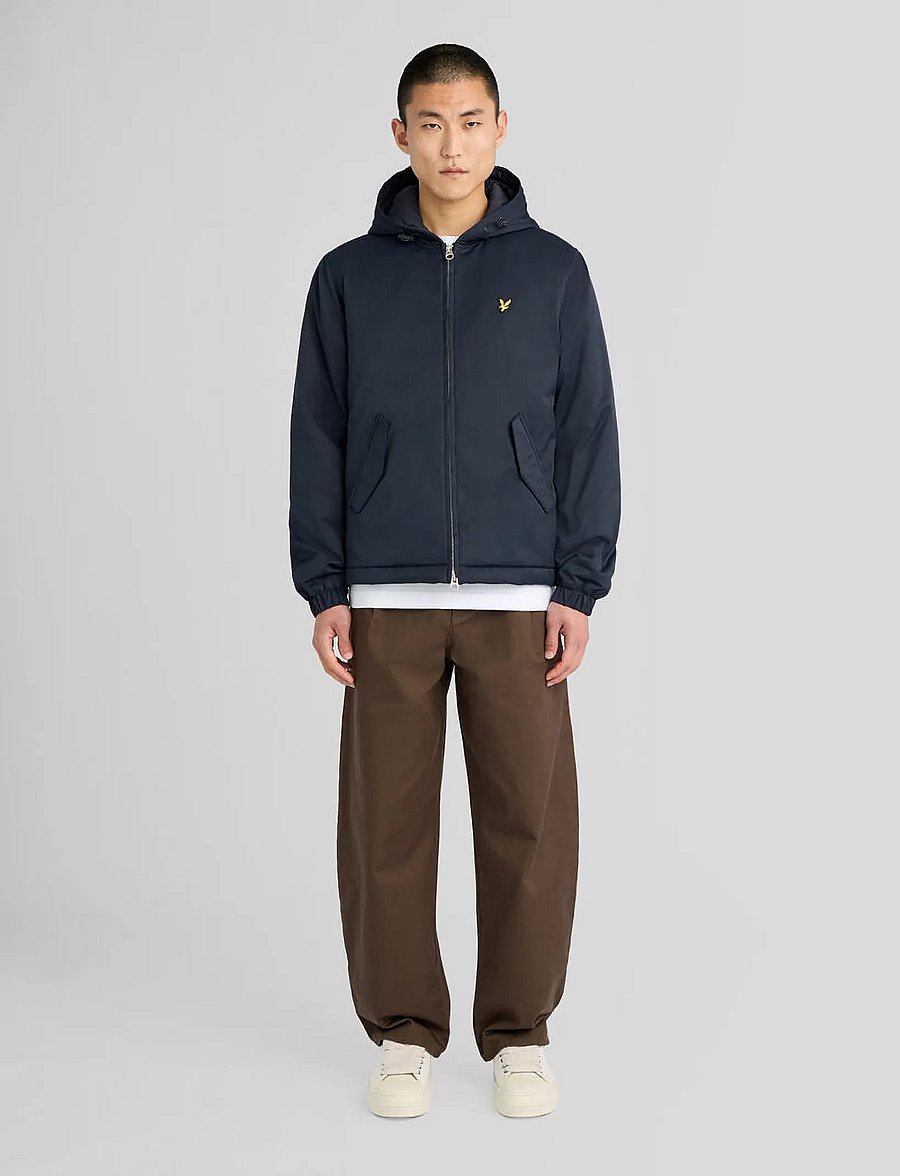 Lyle & Scott - Padded Hooded Zip Through Jacket - dunjackor - dark navy - 4