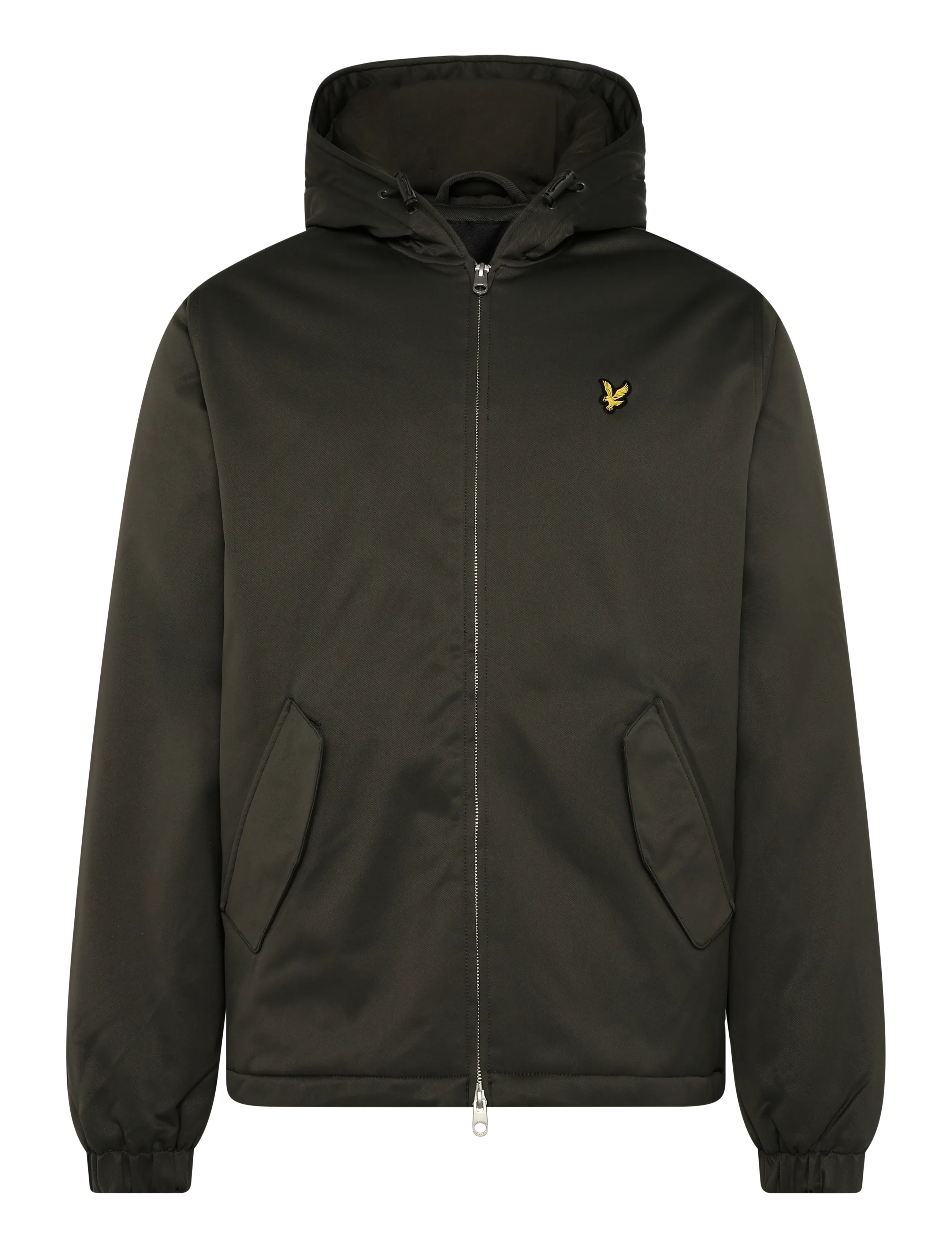 Lyle & Scott Padded Hooded Zip Through Jacket - Outerwear - DEEP DEPTHS / khaki/green