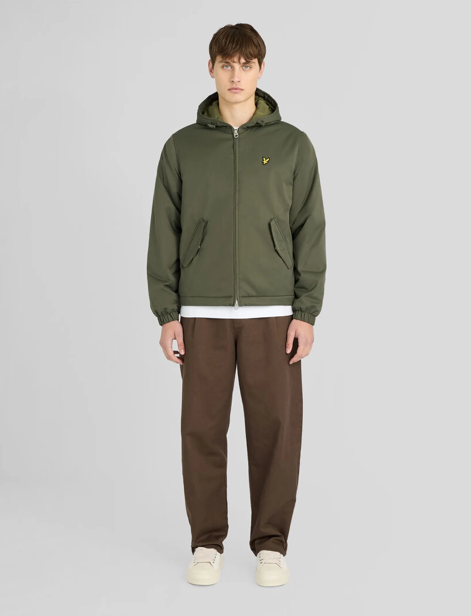 Lyle & Scott - Padded Hooded Zip Through Jacket - winterjacken - deep depths - 4