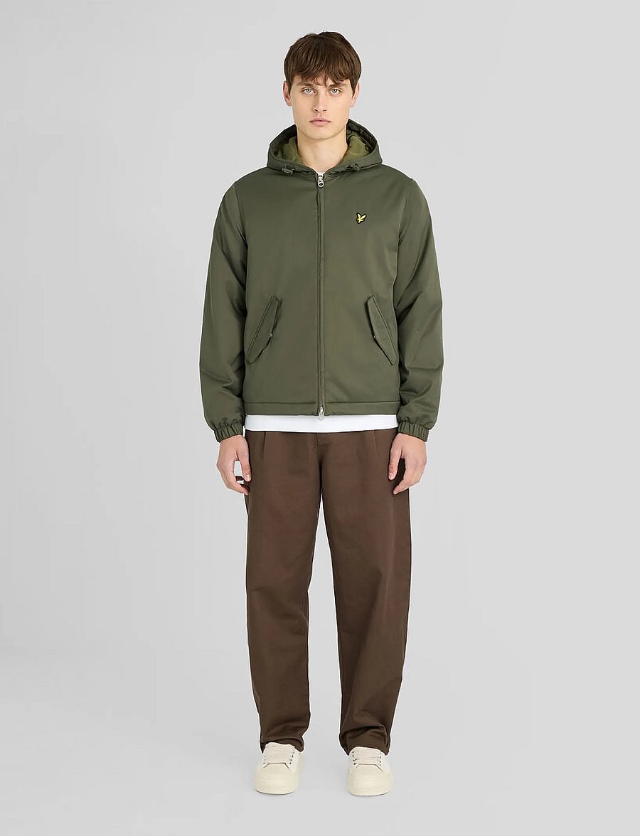 Lyle & Scott - Padded Hooded Zip Through Jacket - talvejoped - deep depths - 4