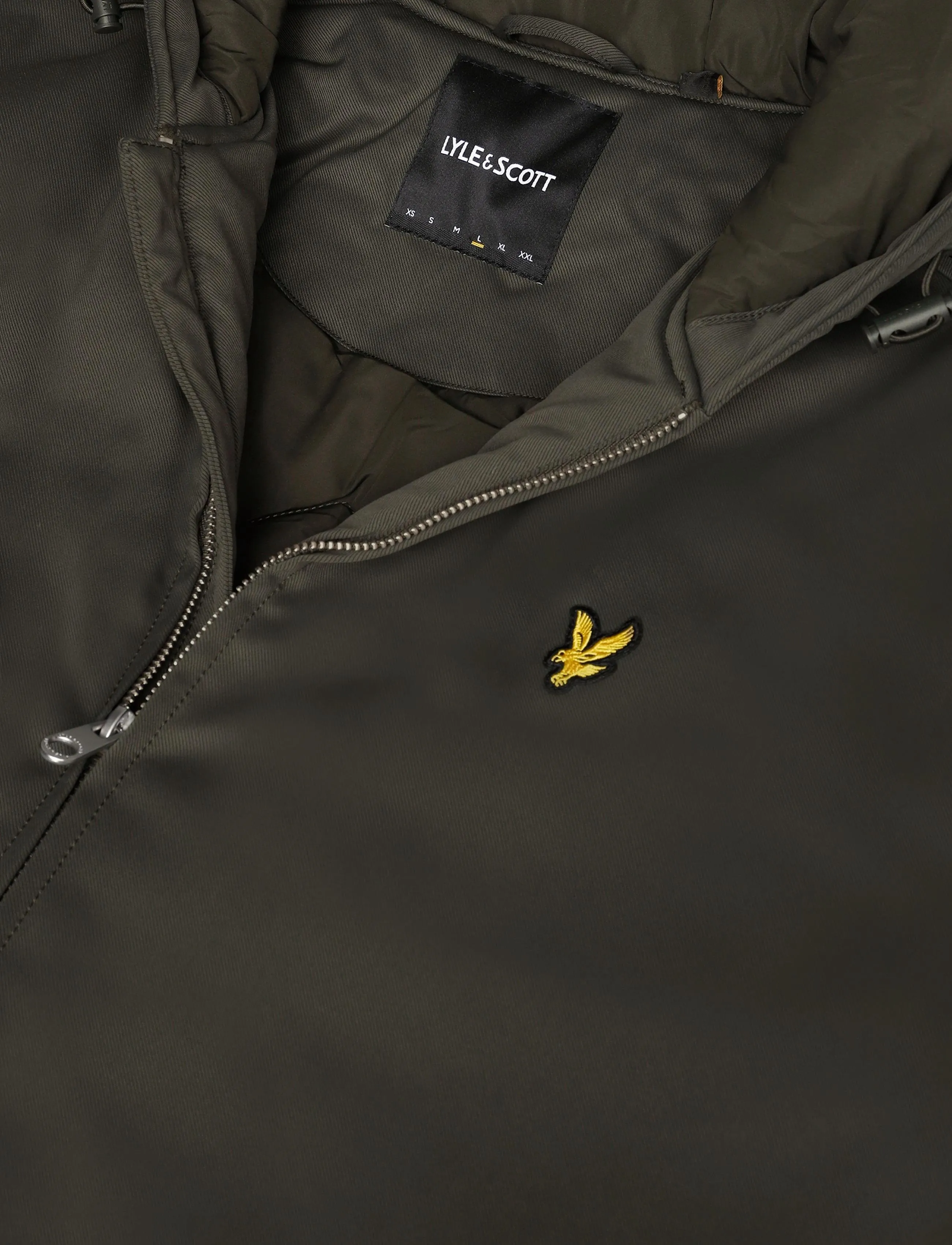 Lyle & Scott - Padded Hooded Zip Through Jacket - down jackets - deep depths - 2